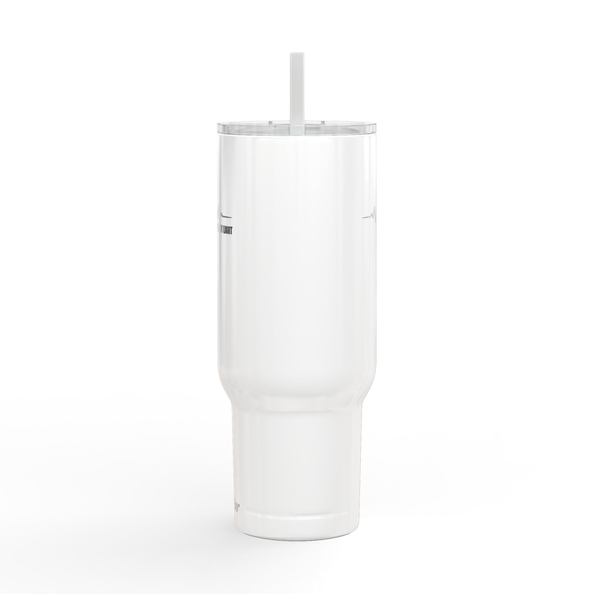 Steady Light 40oz Insulated Tumbler – Engraved Travel Mug with Handle