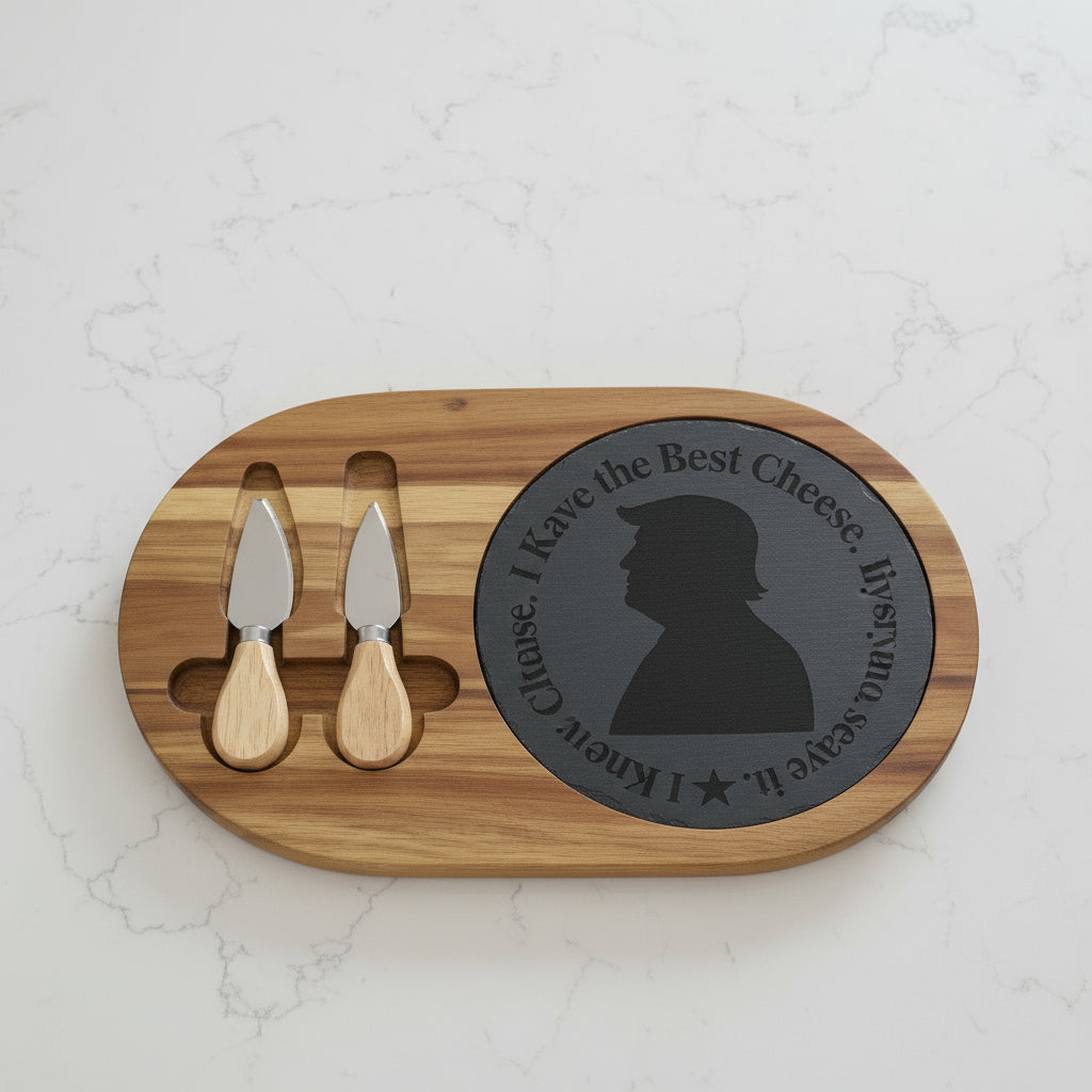 I Know Cheese Charcuterie Board – Funny Engraved Board