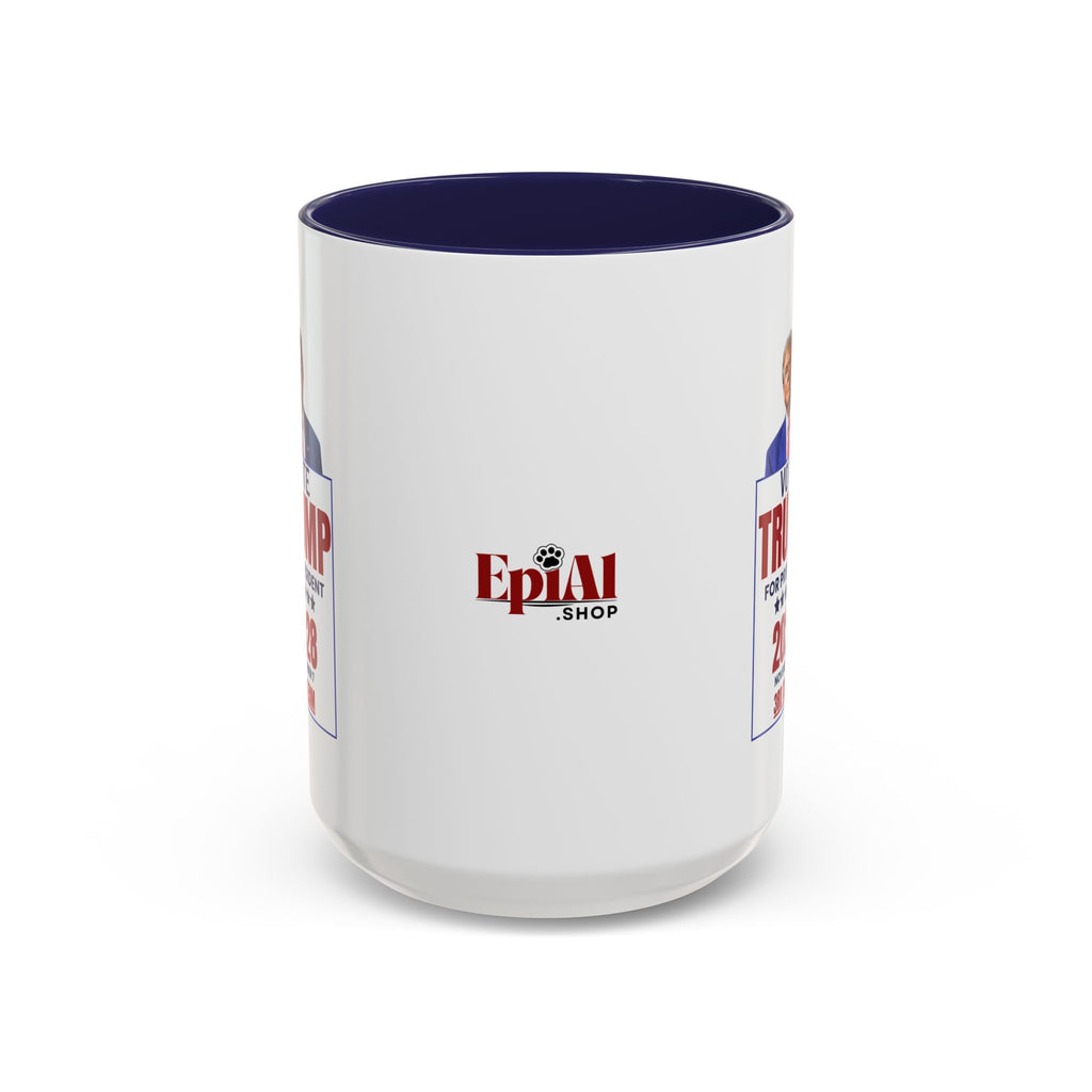 Vote Trump for President Coffee Mug – 11oz & 15oz Accent Mug for Political Enthusiasts
