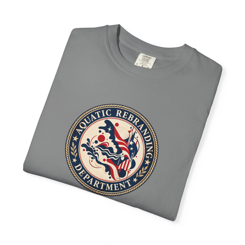 Aquatic Rebranding Department Garment-Dyed Unisex T-Shirt