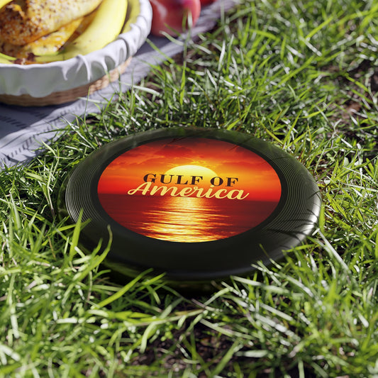 Gulf of America Sunset Frisbee Printify