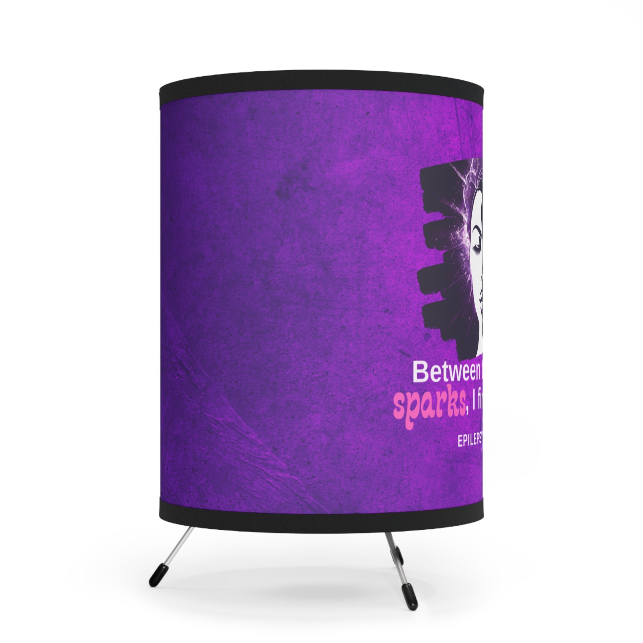 Found My Sway Tripod Lamp with High-Res Printed Shade, US\CA plug - EpiAl's Shop