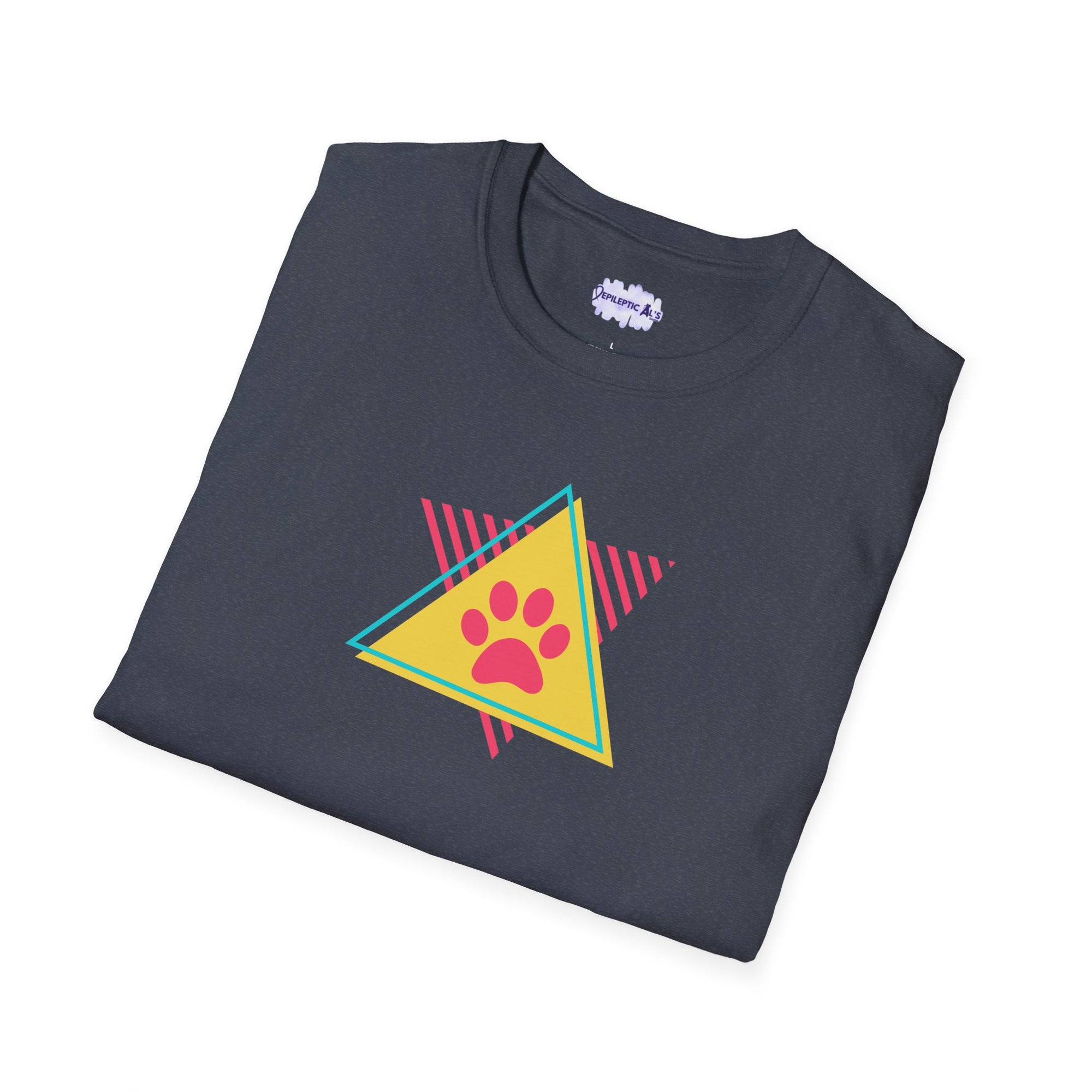 90s Paw Unisex Softstyle T - Shirt - T - Shirt - Epileptic Al’s Shop
