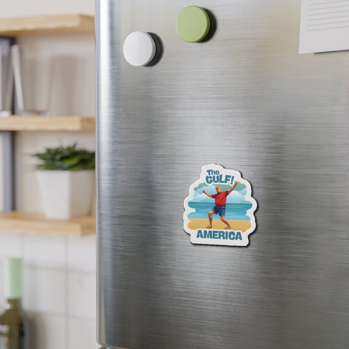 Gulf Coast Die-Cut Magnet, Fun Home Decor