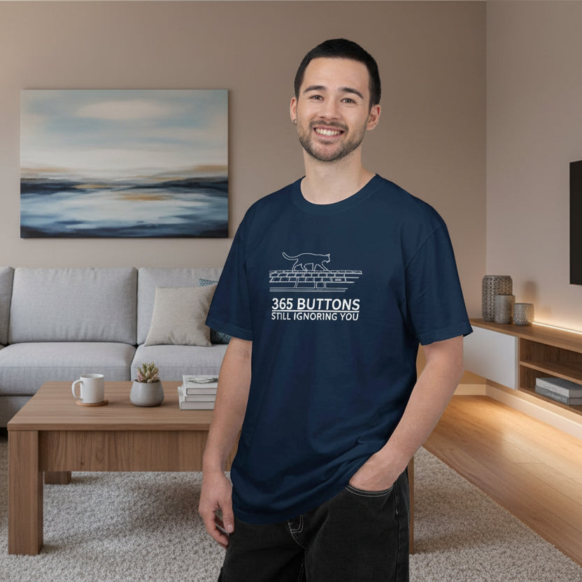 365 Buttons Still Ignoring You – Cat Keyboard T-Shirt