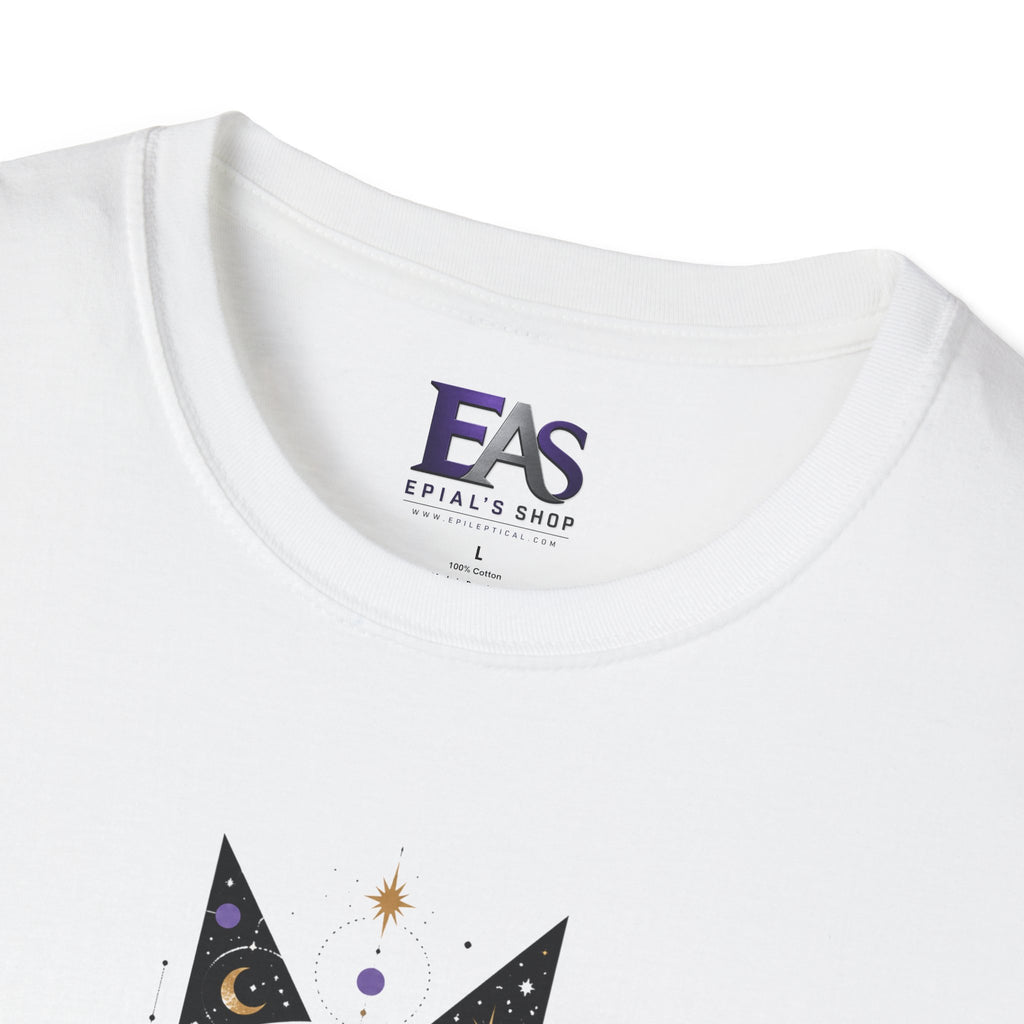 Celestial Cat T-Shirt | Mystical Cosmic Cat Graphic Tee