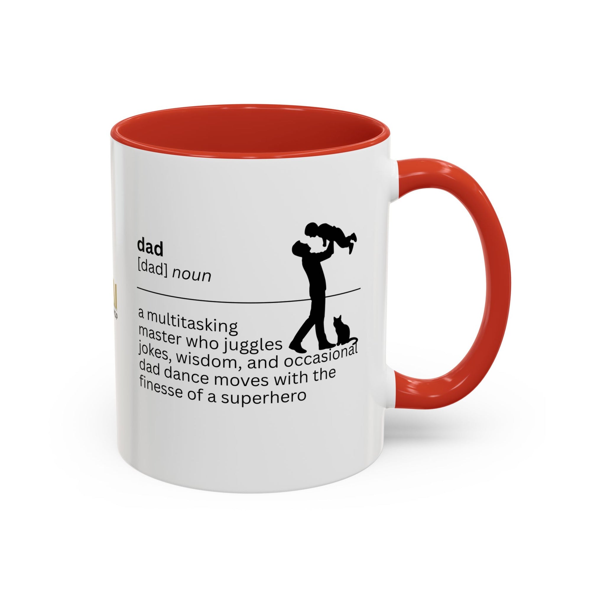 Dad Multitasking Accent Coffee Mug - Perfect Gift for Dads