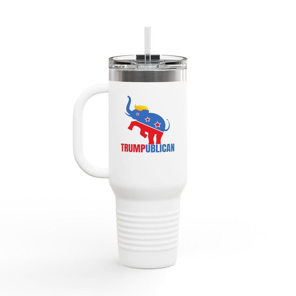 Trumpublican Patriotic Insulated Travel Mug - 40oz Printify