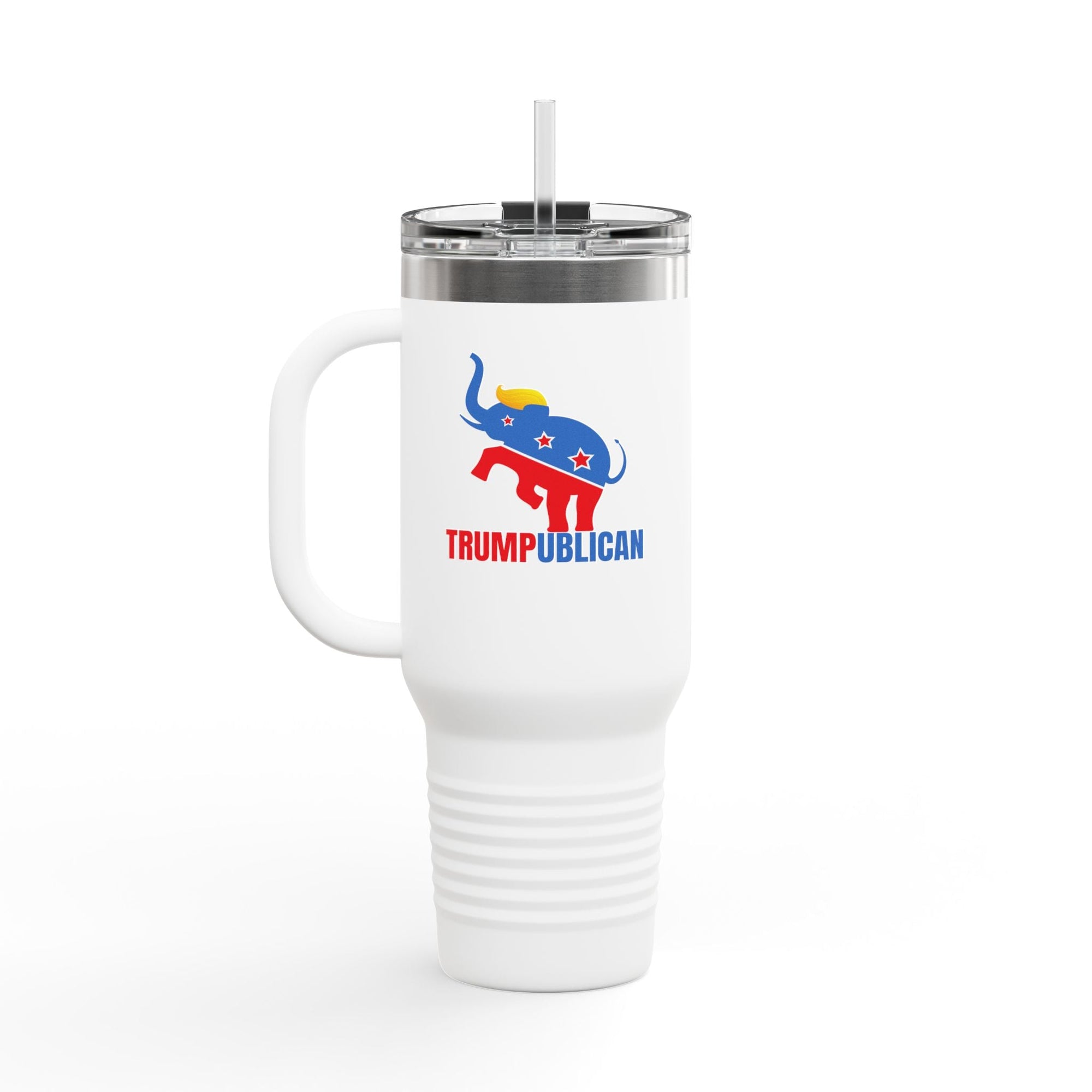 Trumpublican Patriotic Insulated Travel Mug - 40oz Printify