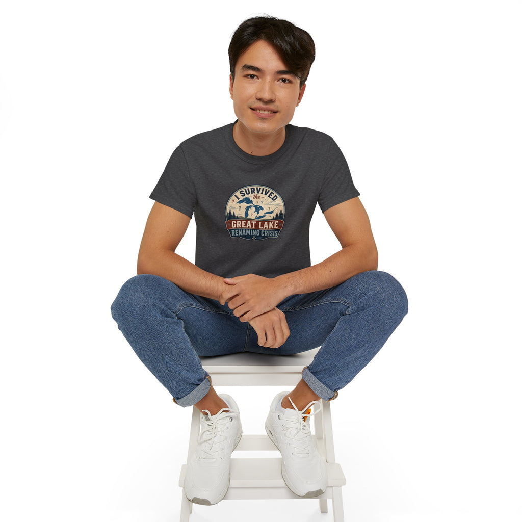 I Survived the Great Lake Renaming Crisis T-Shirt | Lake Ontario vs. Lake America Tee