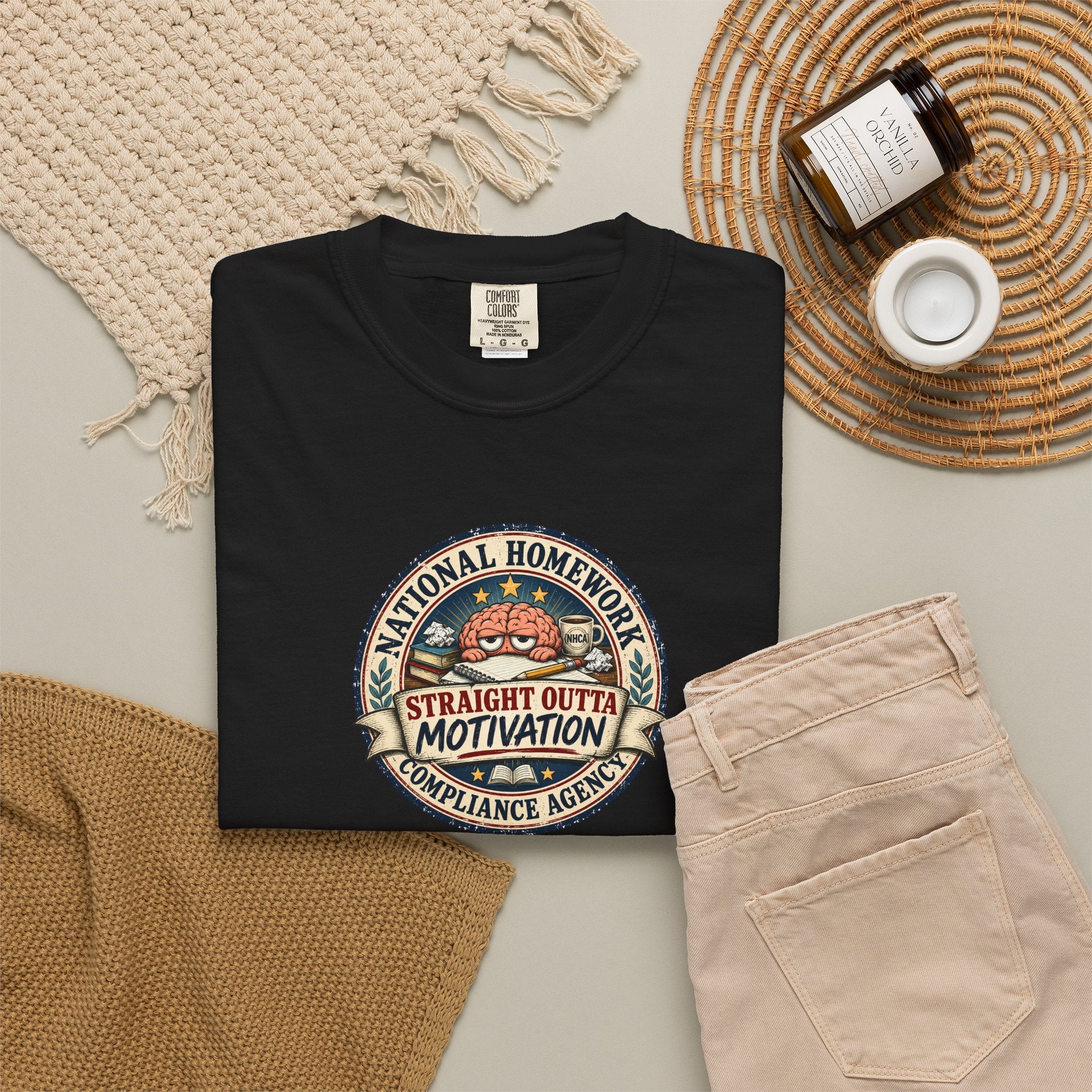 National Homework Compliance Agency Straight Outta Motivation T-Shirt
