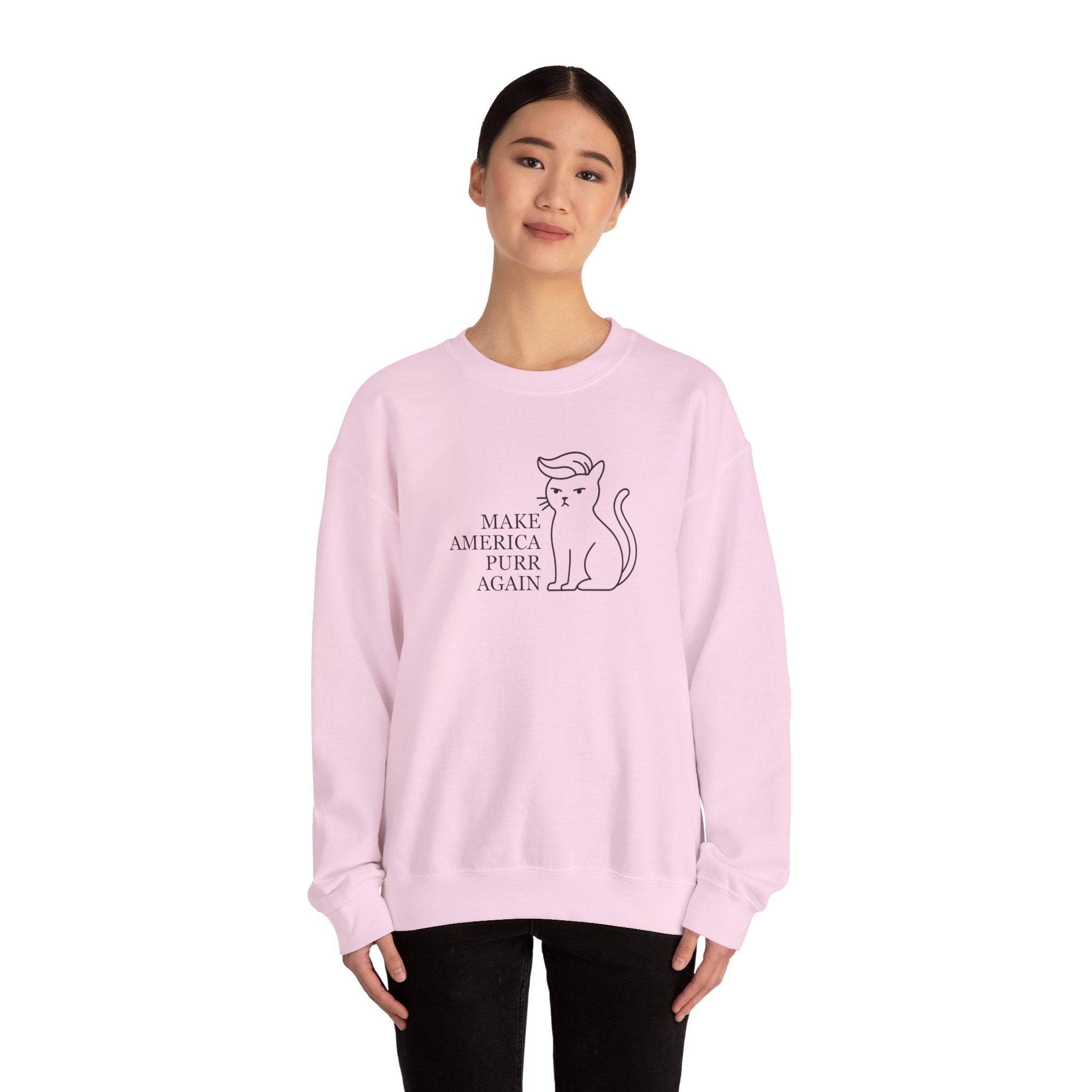 “Make America Purr Again” Parody Cat Sweatshirt