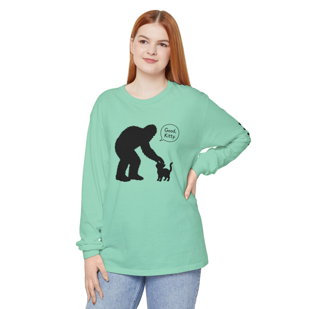 Bigfoot & Kitty “Good, Kitty.” Long Sleeve Shirt