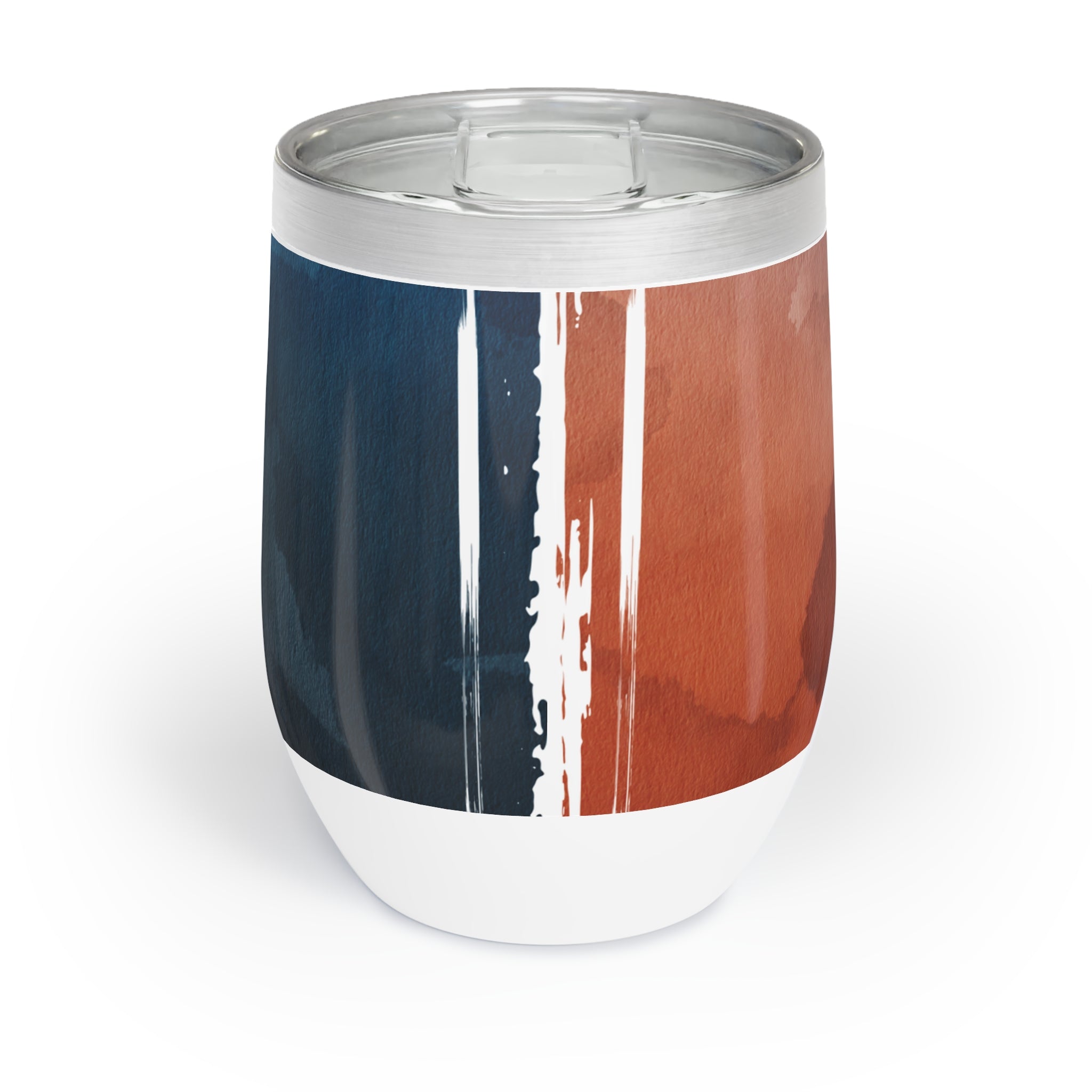 Photo depicting the ​Curious & Content Chill Wine Tumbler from EpiAl's Shop.