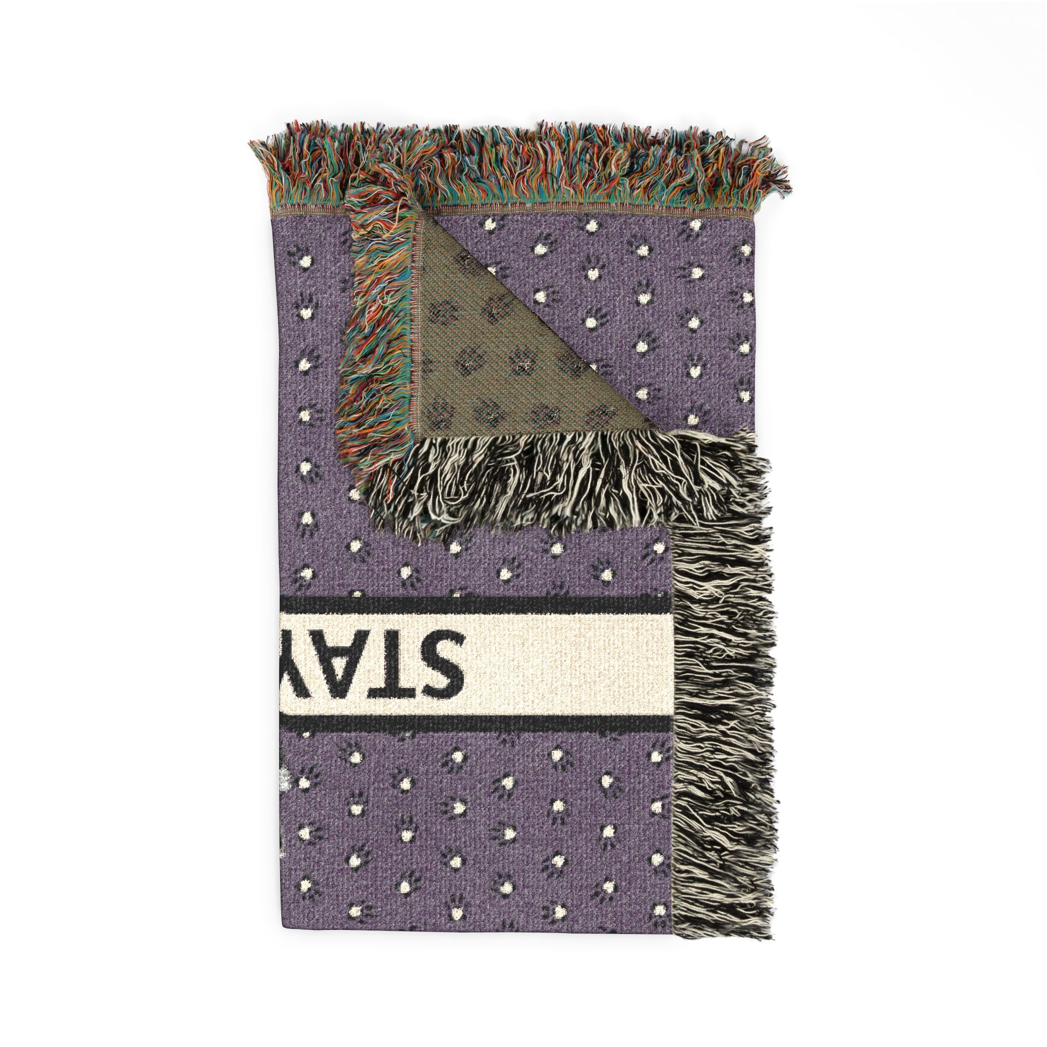 Stay Odd Jimothy Woven Cotton Blanket