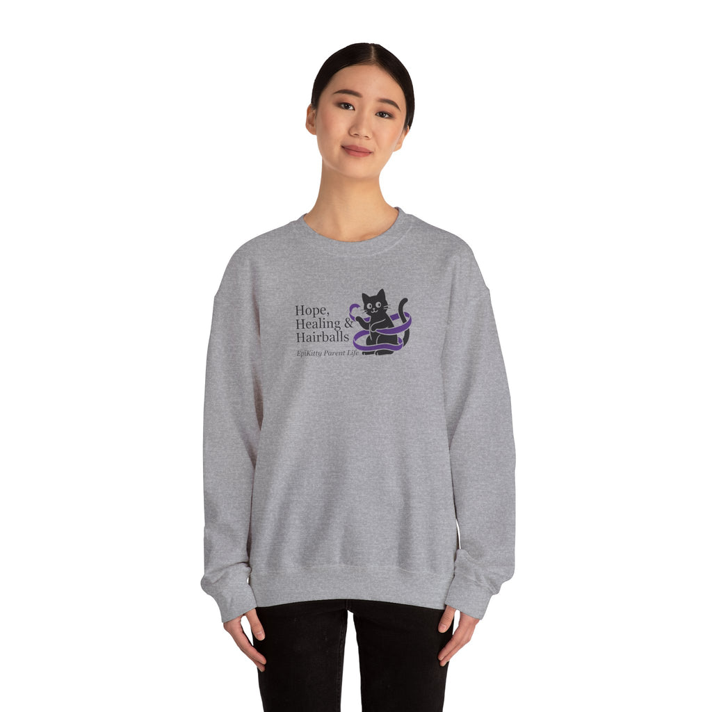 “Hope, Healing & Hairballs” Epikitty Parent Life Sweatshirt