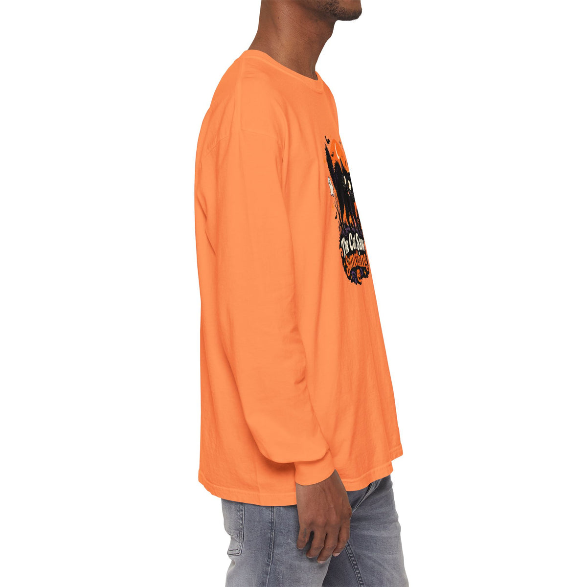 The Cat Saw Something Halloween Long Sleeve Shirt