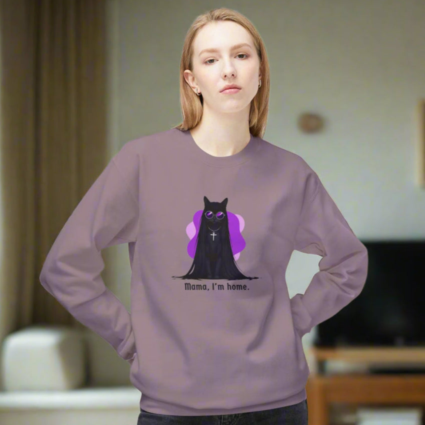 Mama I'm Home Ozzy Cat Sweatshirt