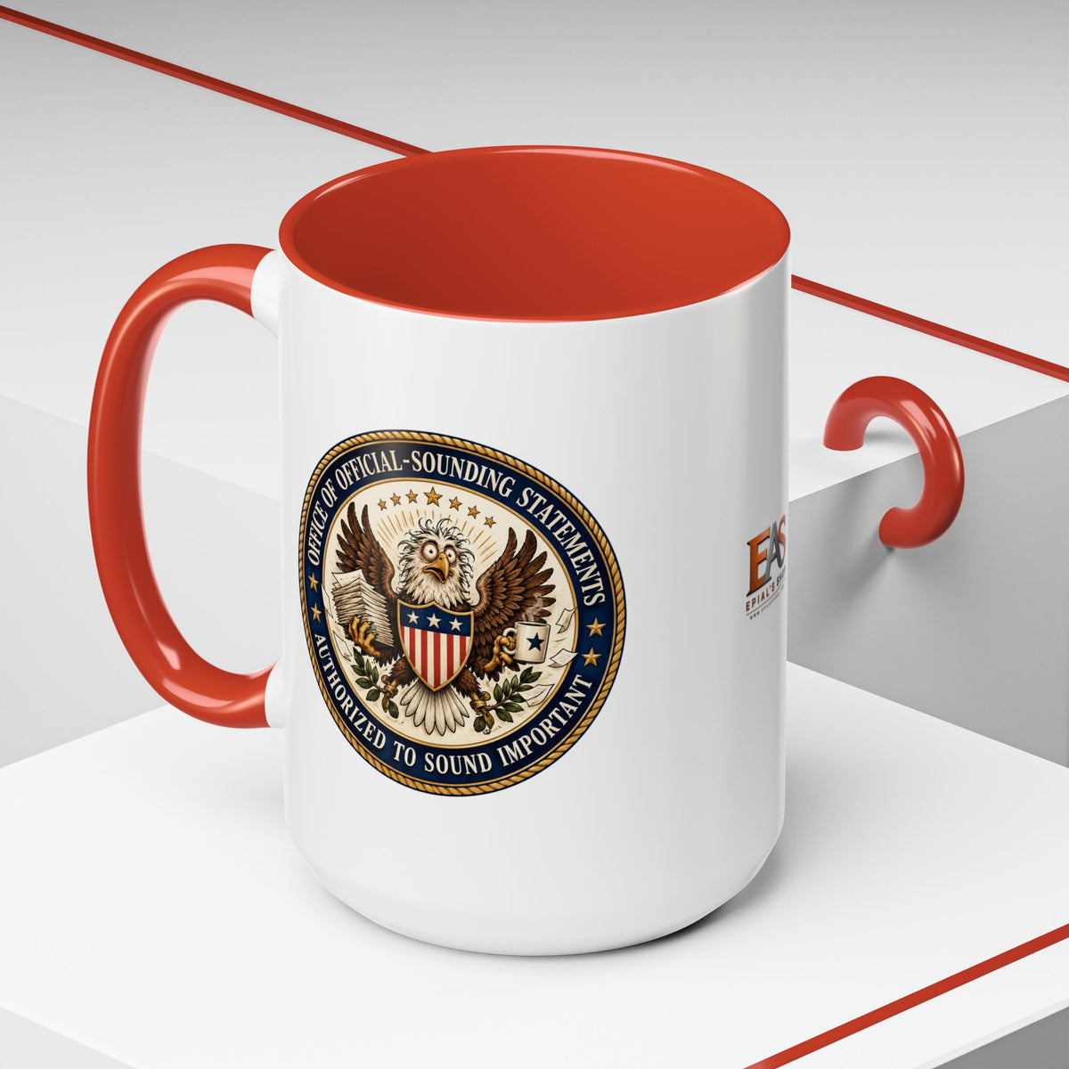 Office of Official-Sounding Statements Mug | Funny Government Parody Coffee Cup | 11oz & 15oz