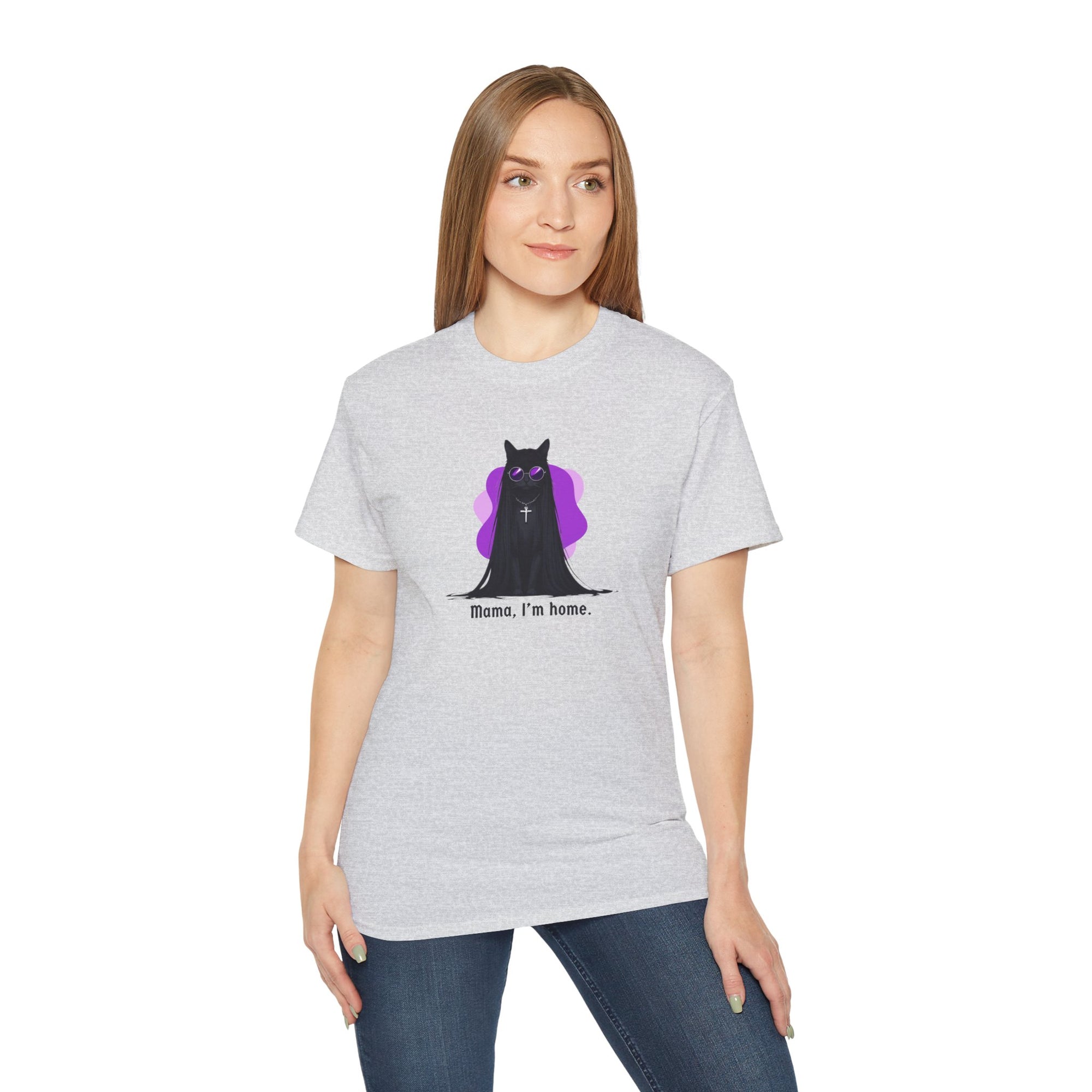 Mama I'm Home Ozzy Cat Graphic Tee