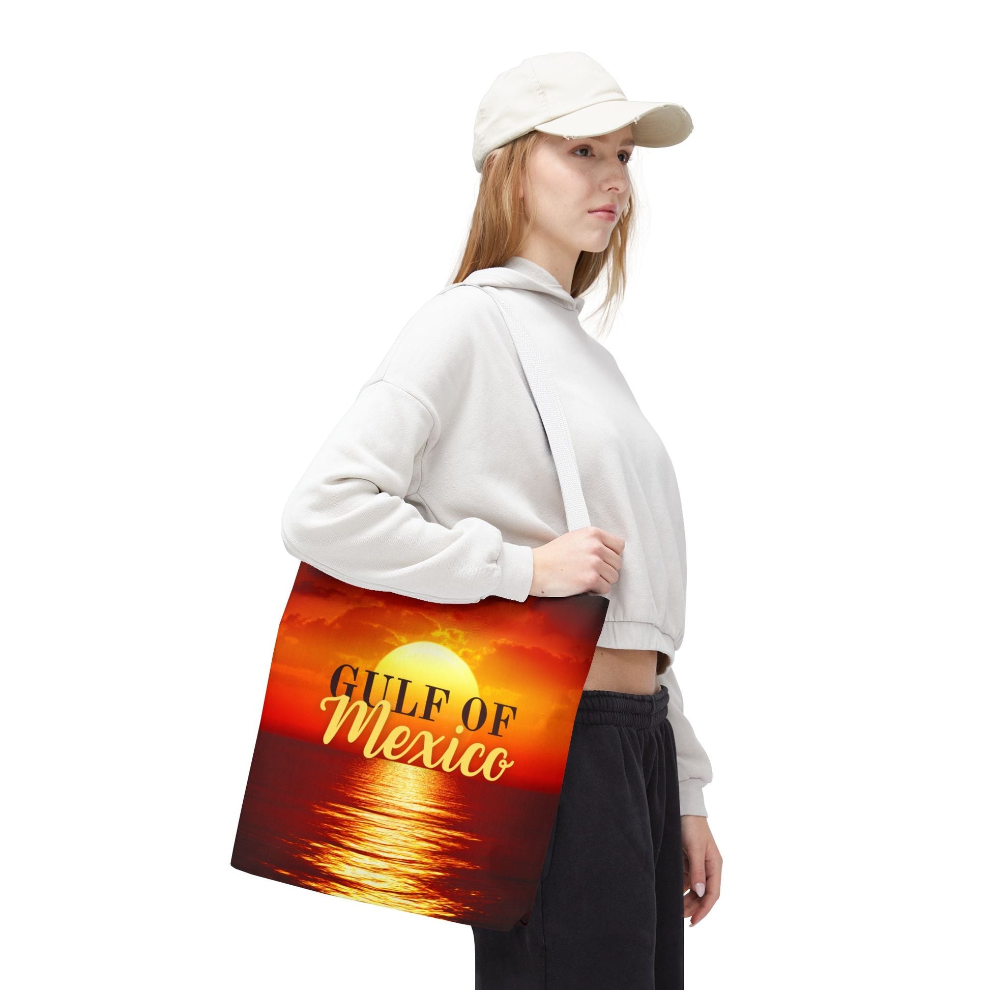 Gulf of Mexico Sunset Tote Bag - Chic Beach Accessory Printify