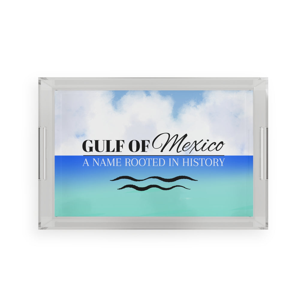 Gulf of Mexico Acrylic Serving Tray