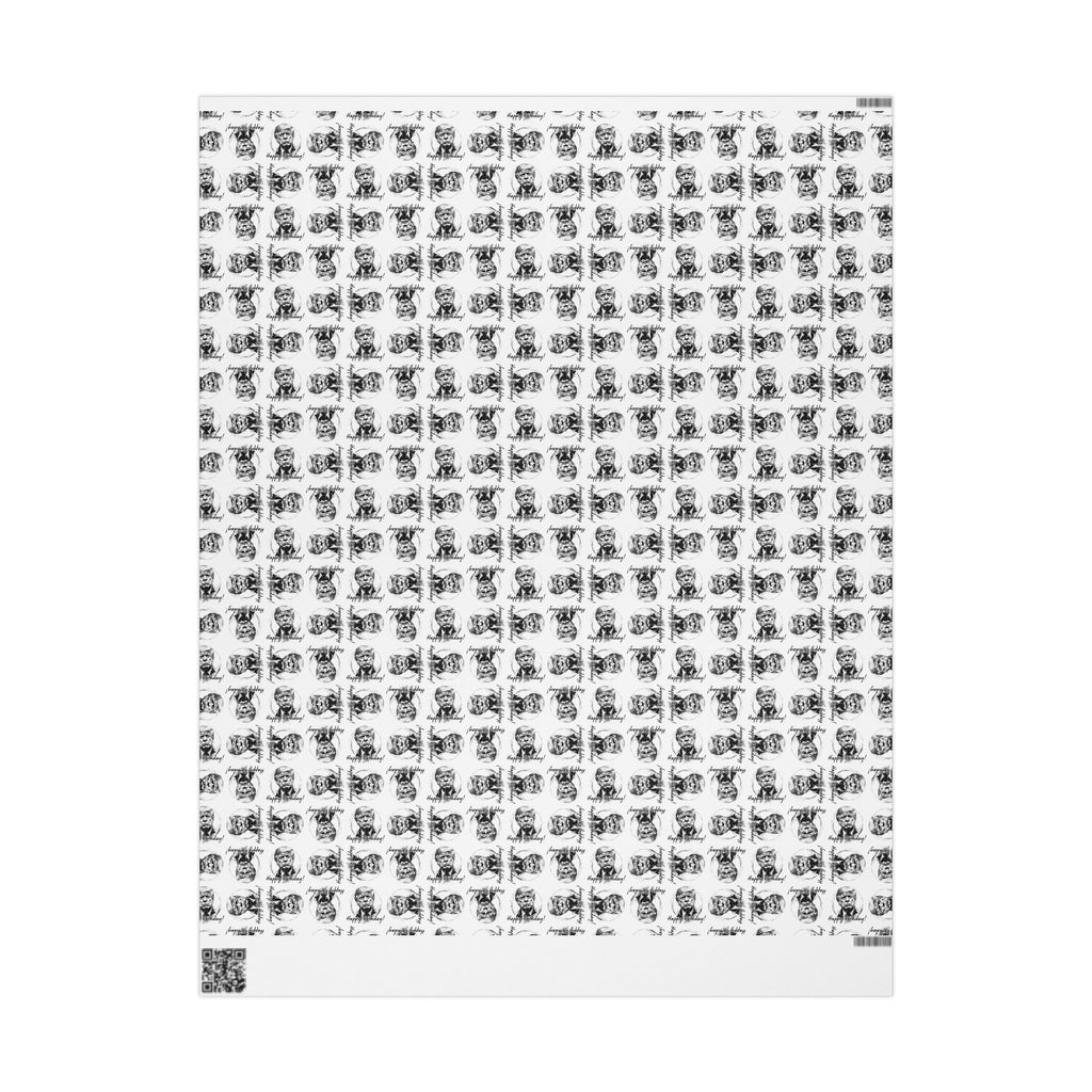 Whimsical Trump Happy Birthday Wrapping Paper