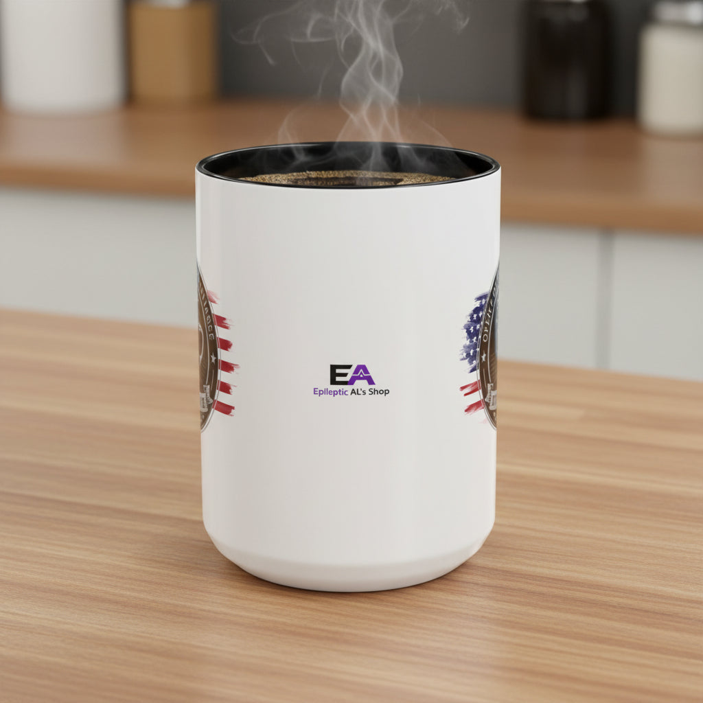 Office of Morning Compliance Coffee Mug – “Step One: Coffee” Official Seal Cup