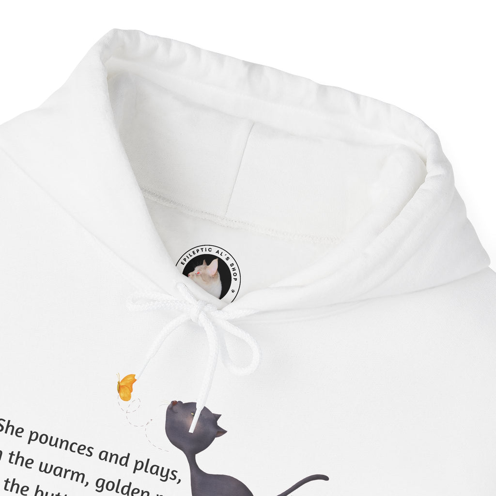 She Pounces & Plays Unisex Heavy Blend™ Hooded Sweatshirt