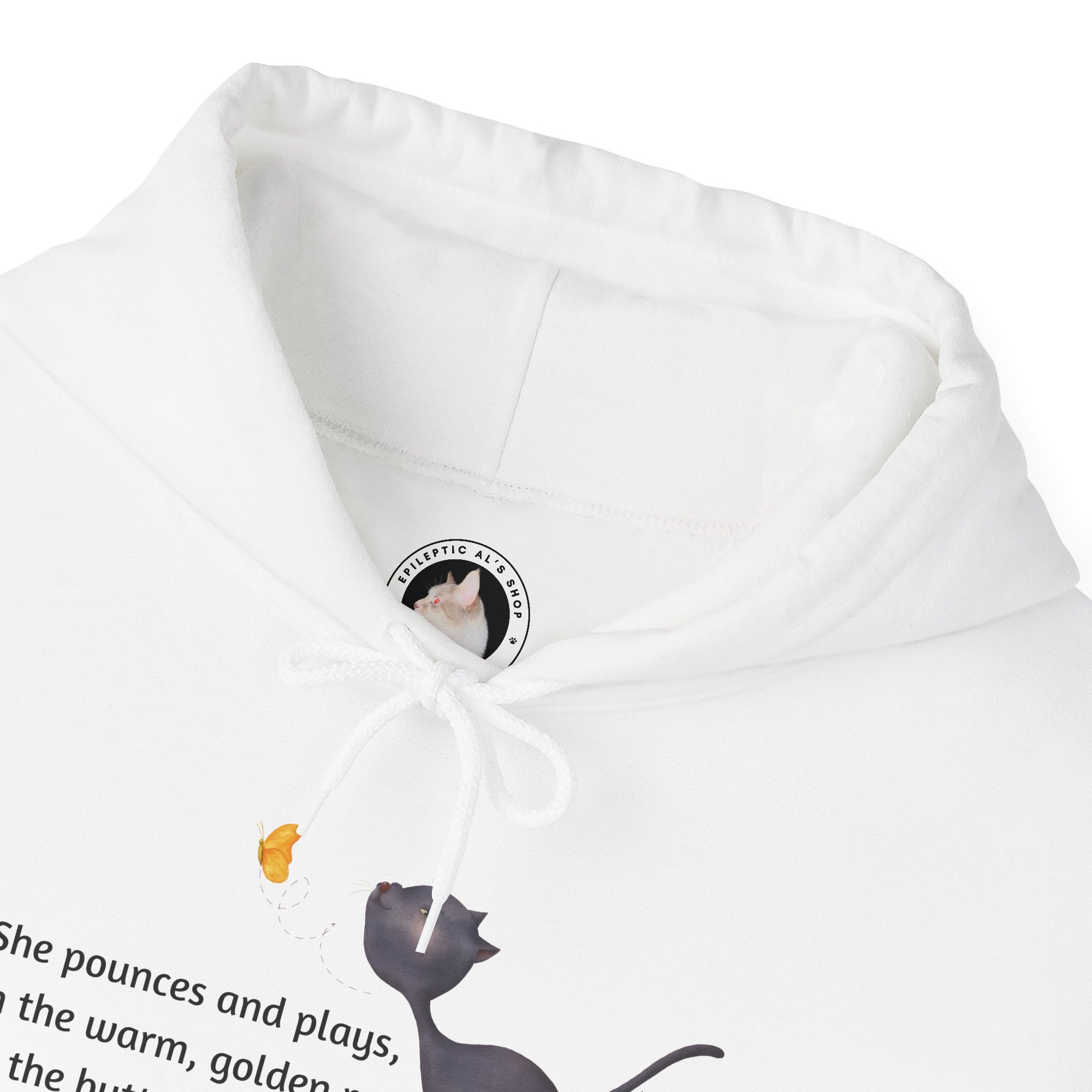 She Pounces & Plays Unisex Heavy Blend™ Hooded Sweatshirt