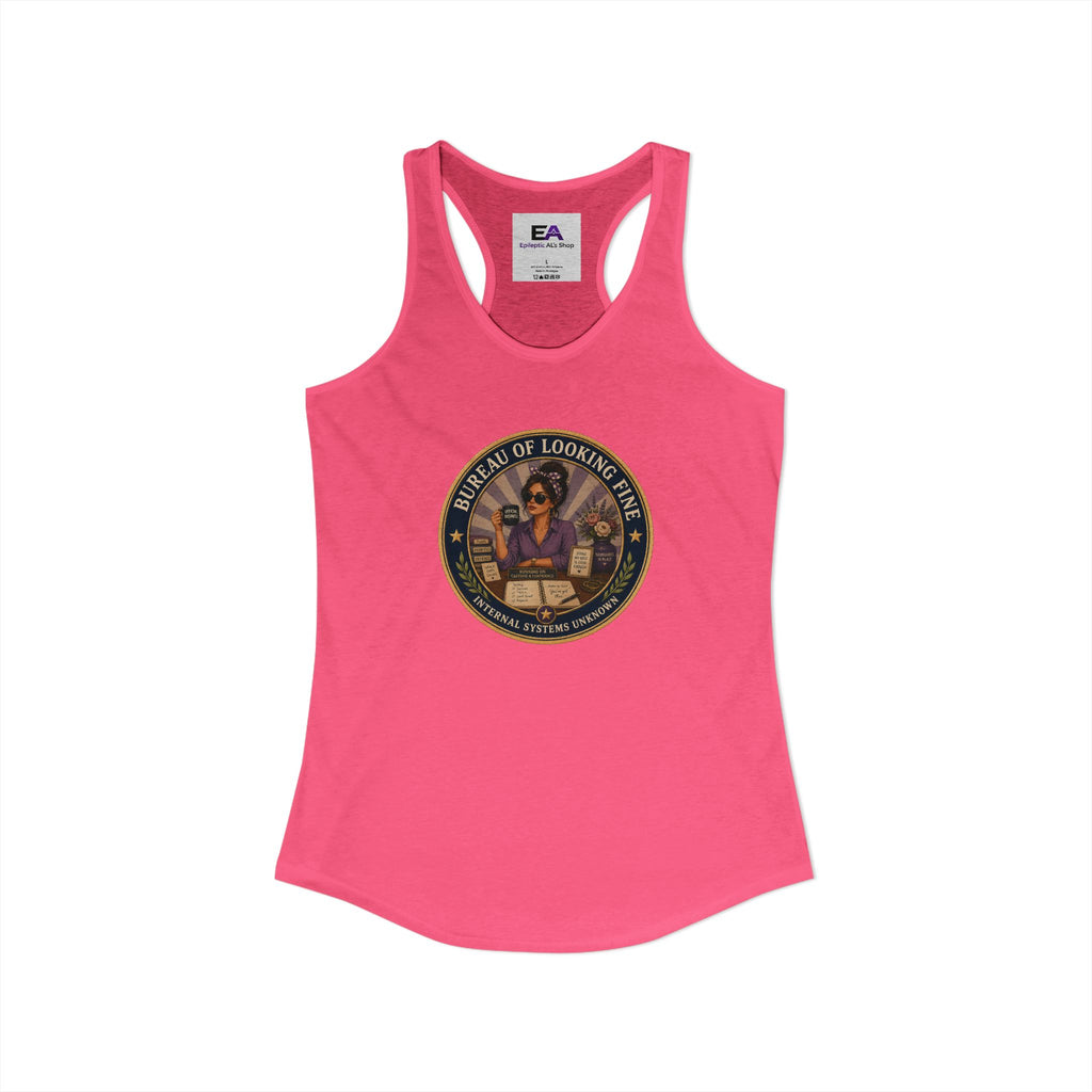 Bureau of Looking Fine Women's Racerback Tank Top – Internal Systems Unknown