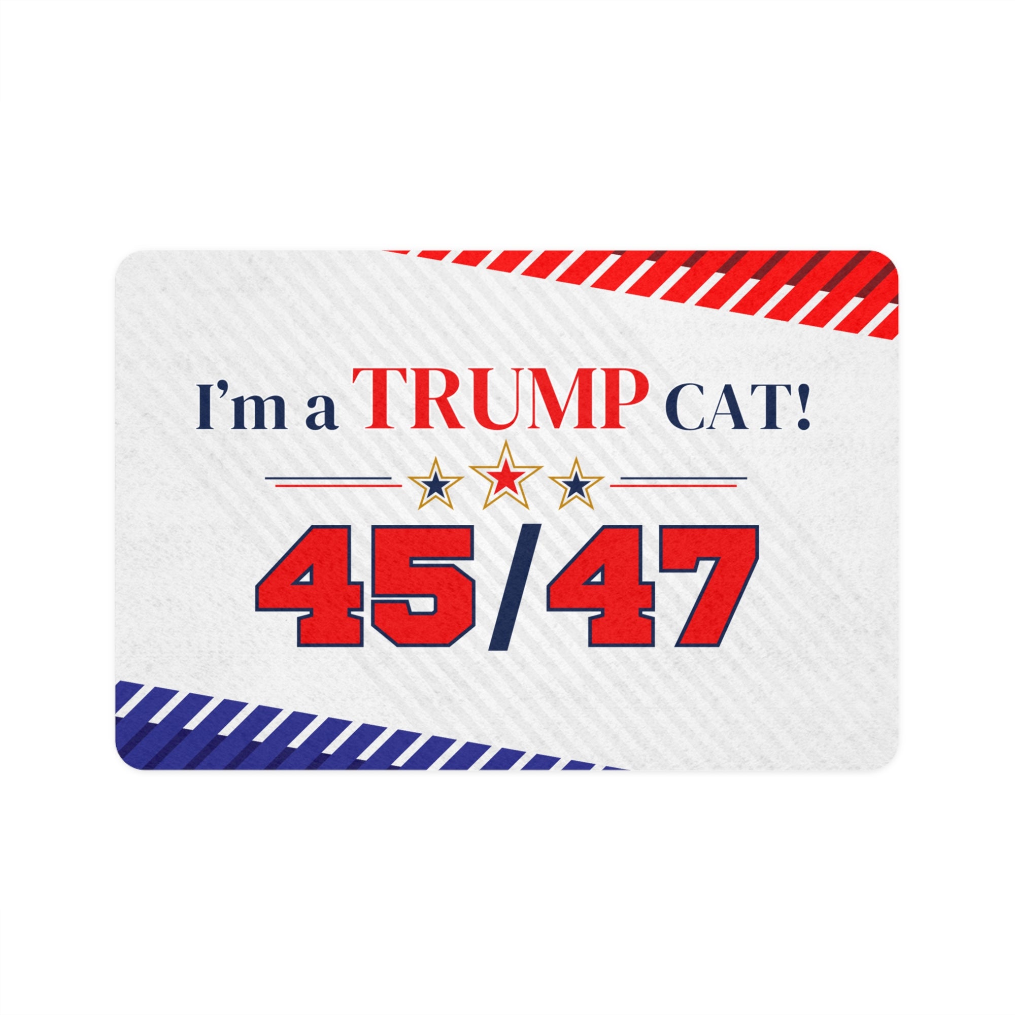 Trump 45 47 Cat Food Mat (12x18)
