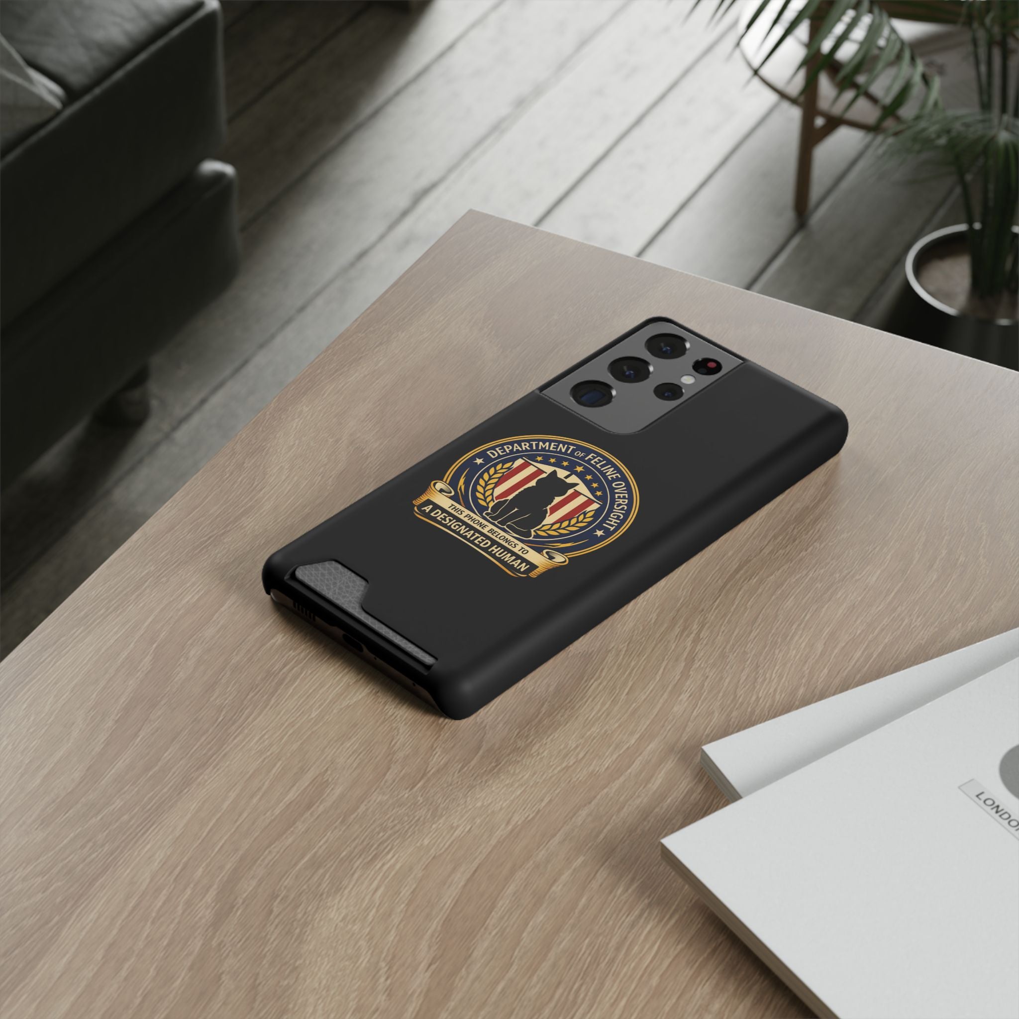 Department of Feline Oversight MagSafe iPhone Case — Designated Human Edition
