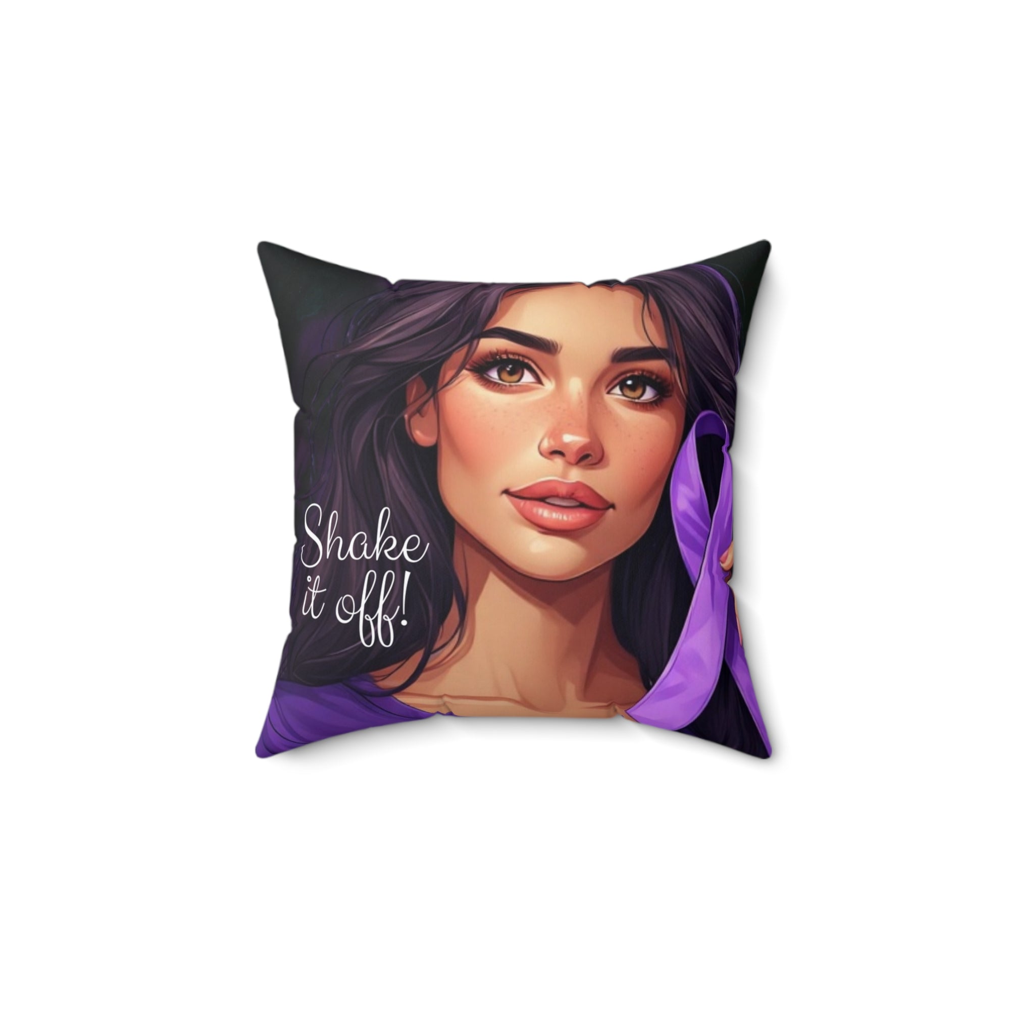 Motivational Shake It Off Decorative Pillow, Home Decor