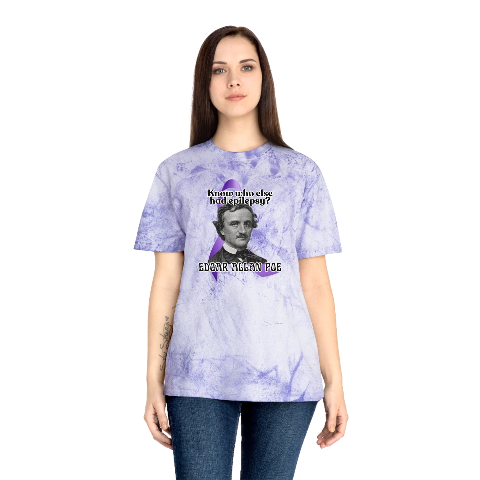 Poe Unisex Color Blast T - Shirt - T - Shirt - Epileptic Al’s Shop