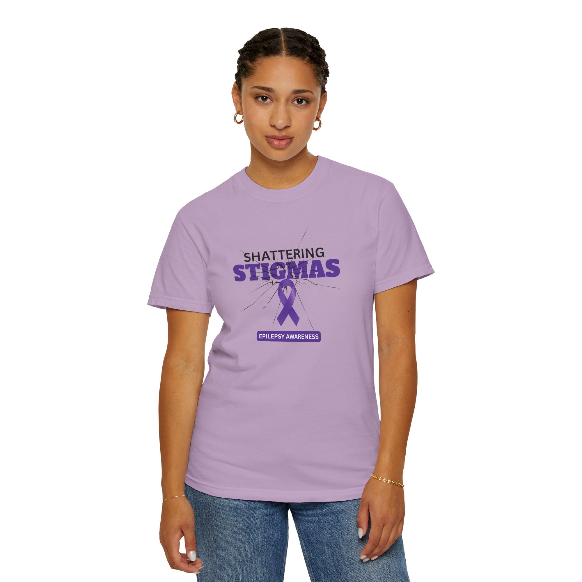 Epilepsy Awareness Unisex Garment-Dyed T-Shirt - Shattering Stigmas