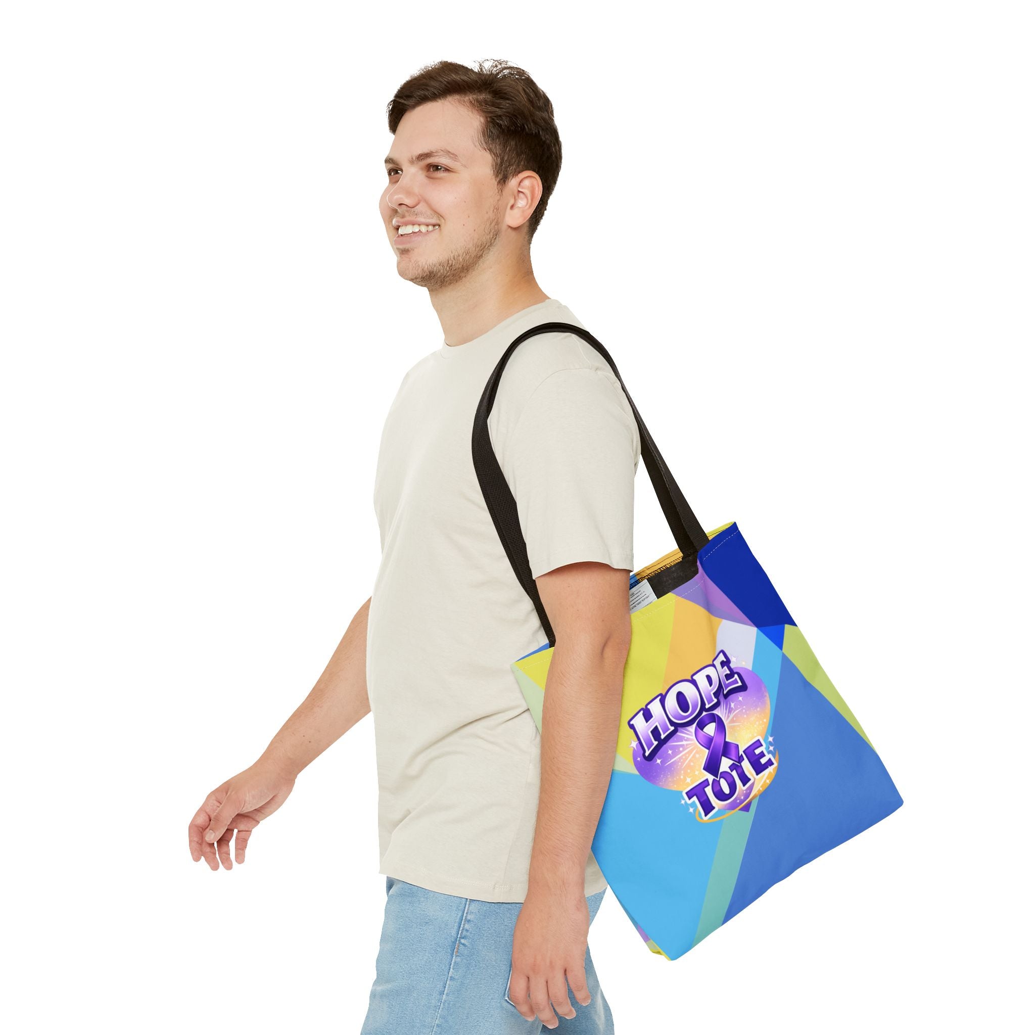 Hope Tote Epilepsy Awareness Ribbon Tote Bag