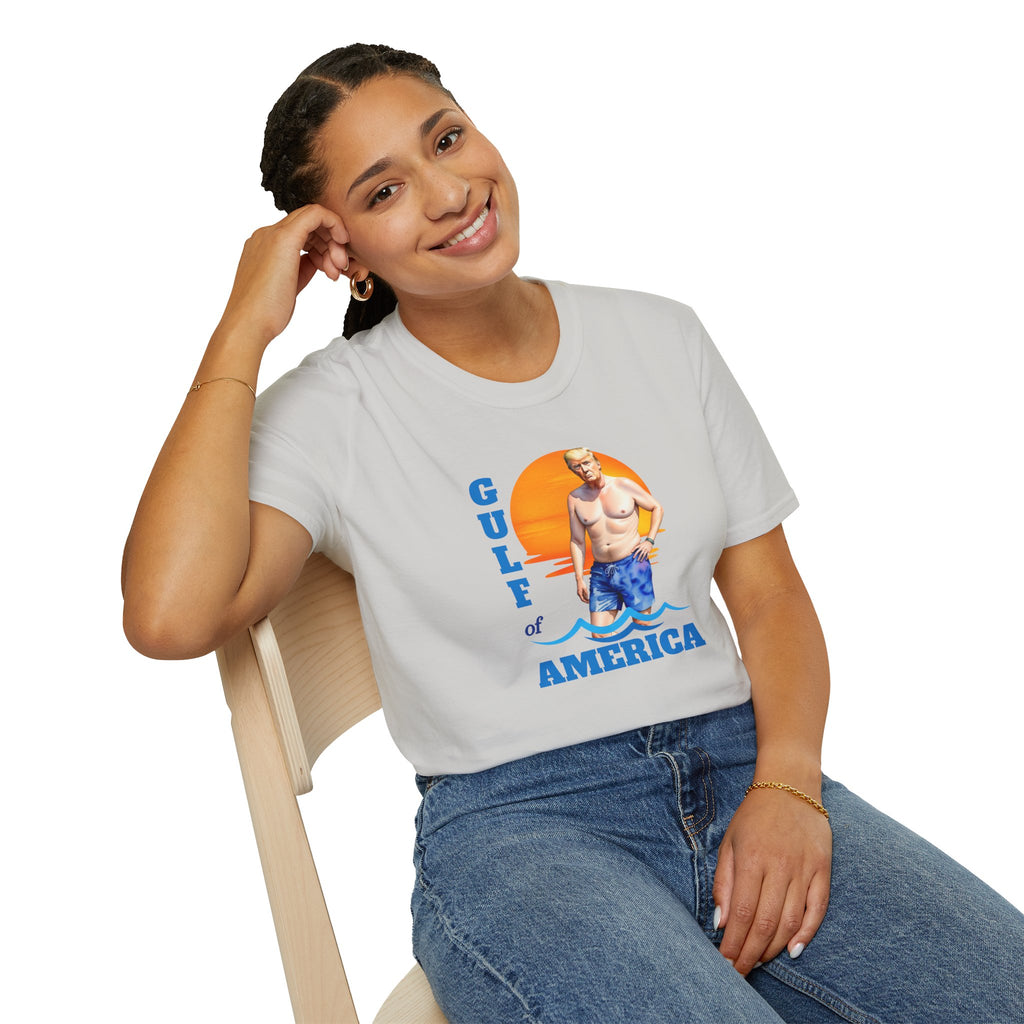 Trump's American Gulf Vintage T-Shirt - Unisex Softstyle Beachwear