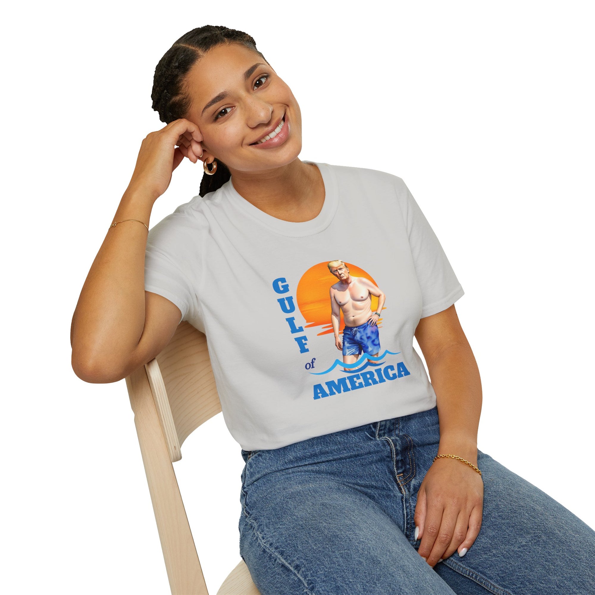 Trump's American Gulf Vintage T-Shirt - Unisex Softstyle Beachwear