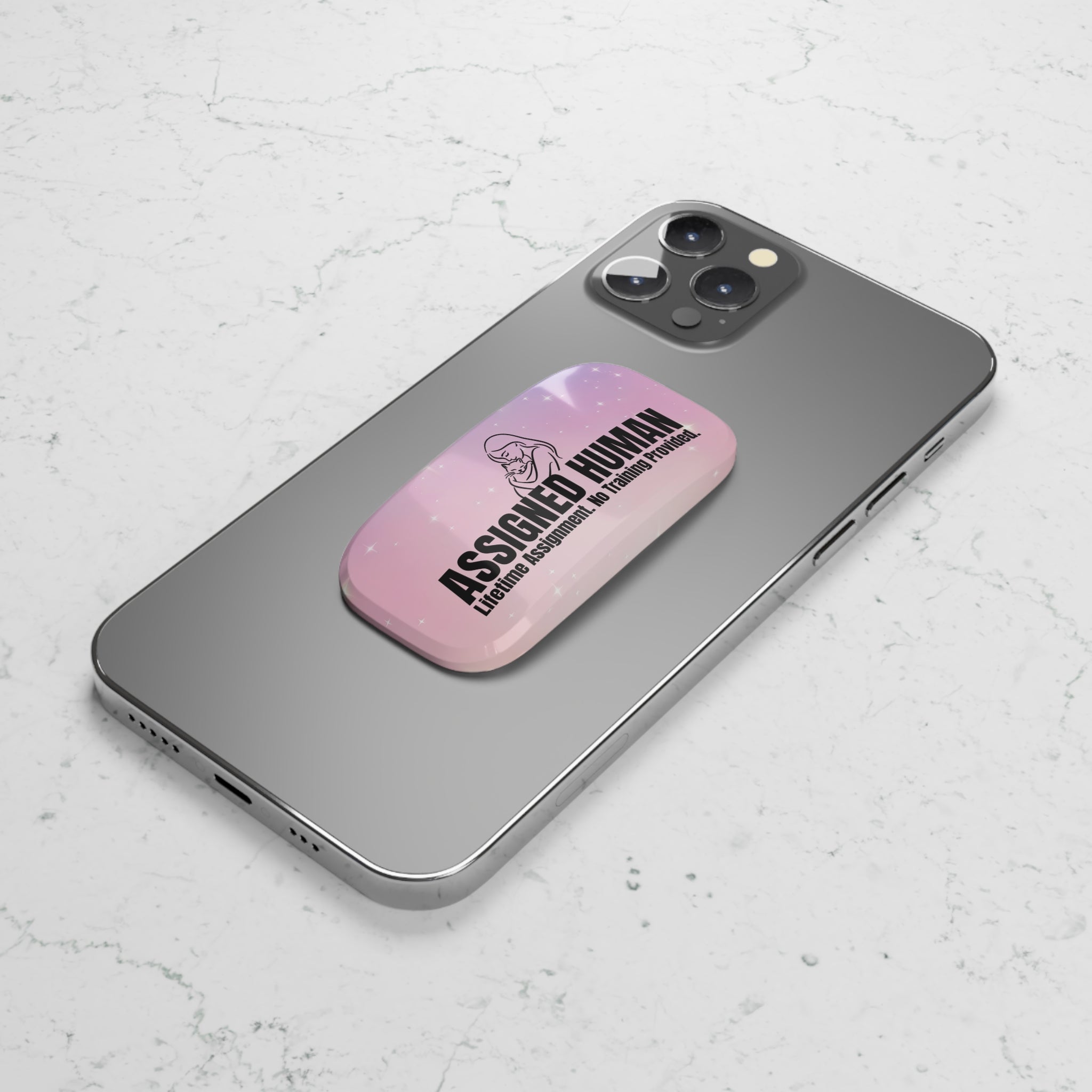 Assigned Human Phone Stand – Lifetime Assignment Phone Grip