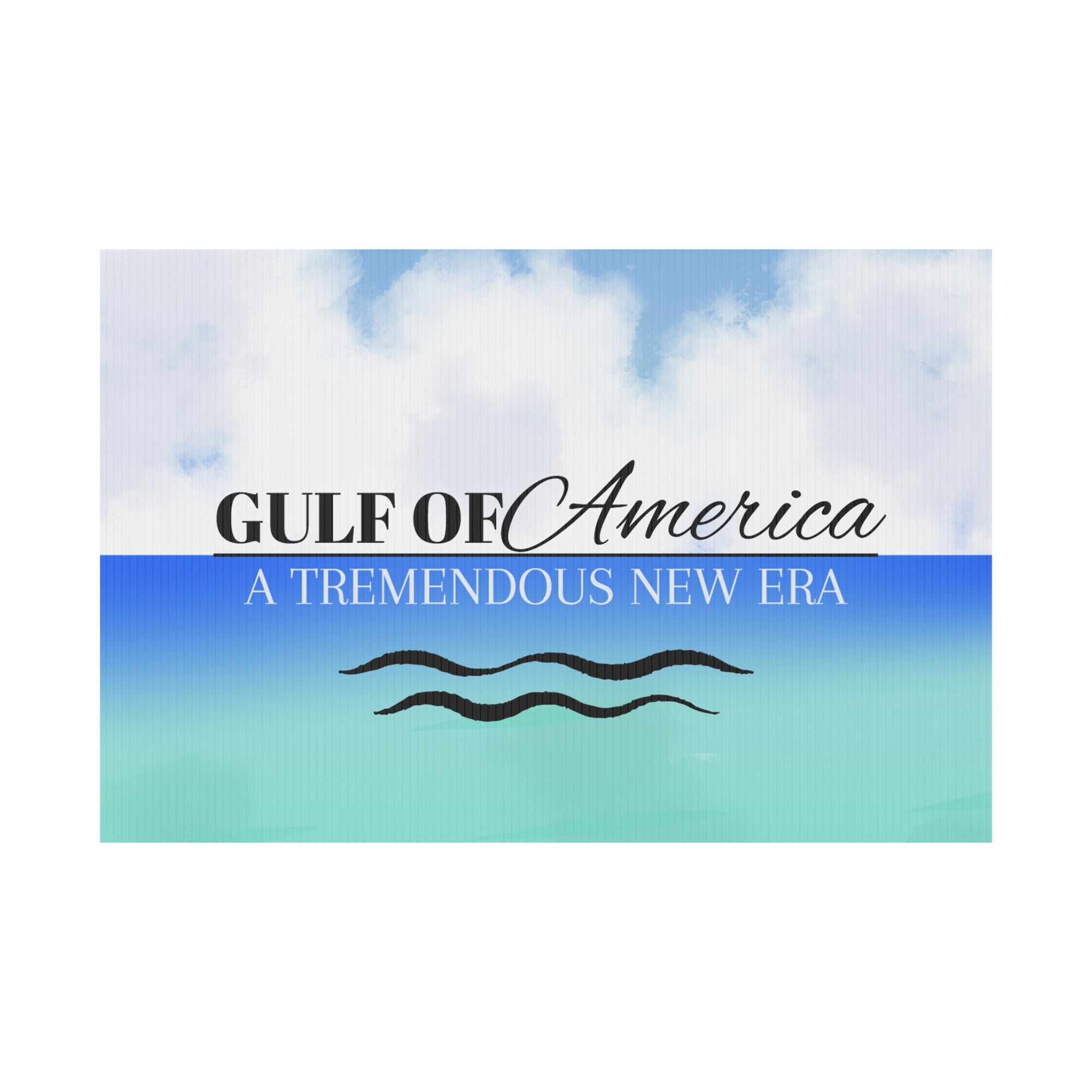 American Gulf Plastic Yard Sign