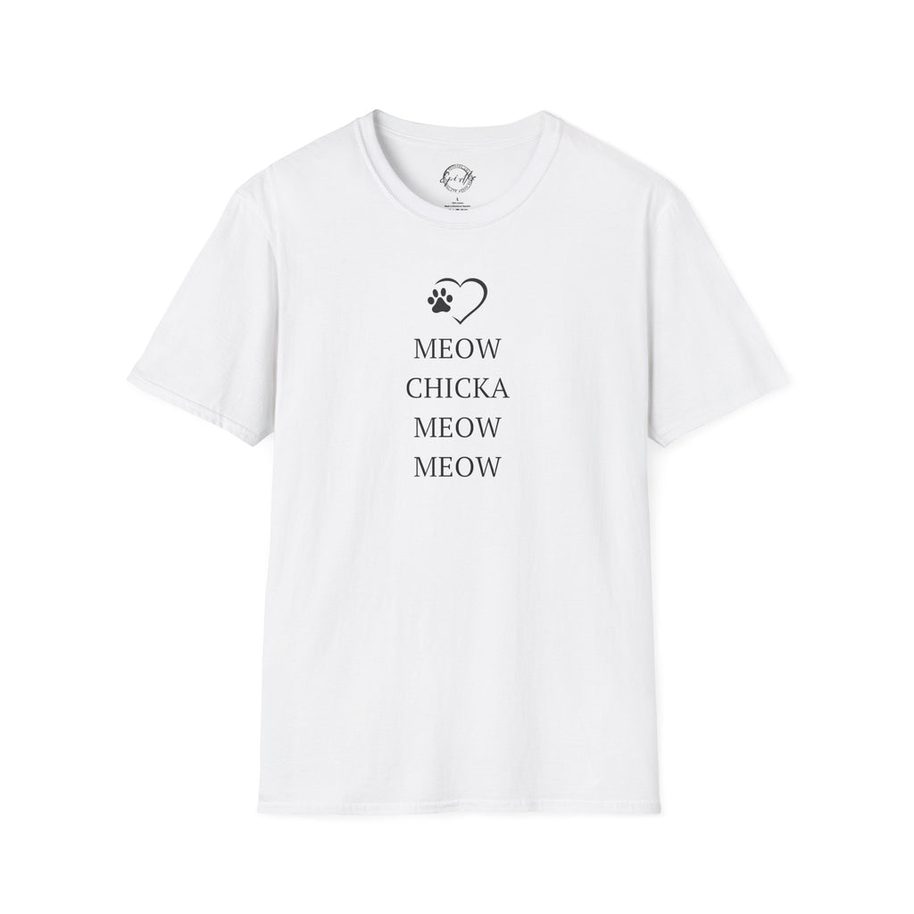 Meow Chicka Meow Meow Unisex Softstyle T - Shirt - T - Shirt - Epileptic Al’s Shop