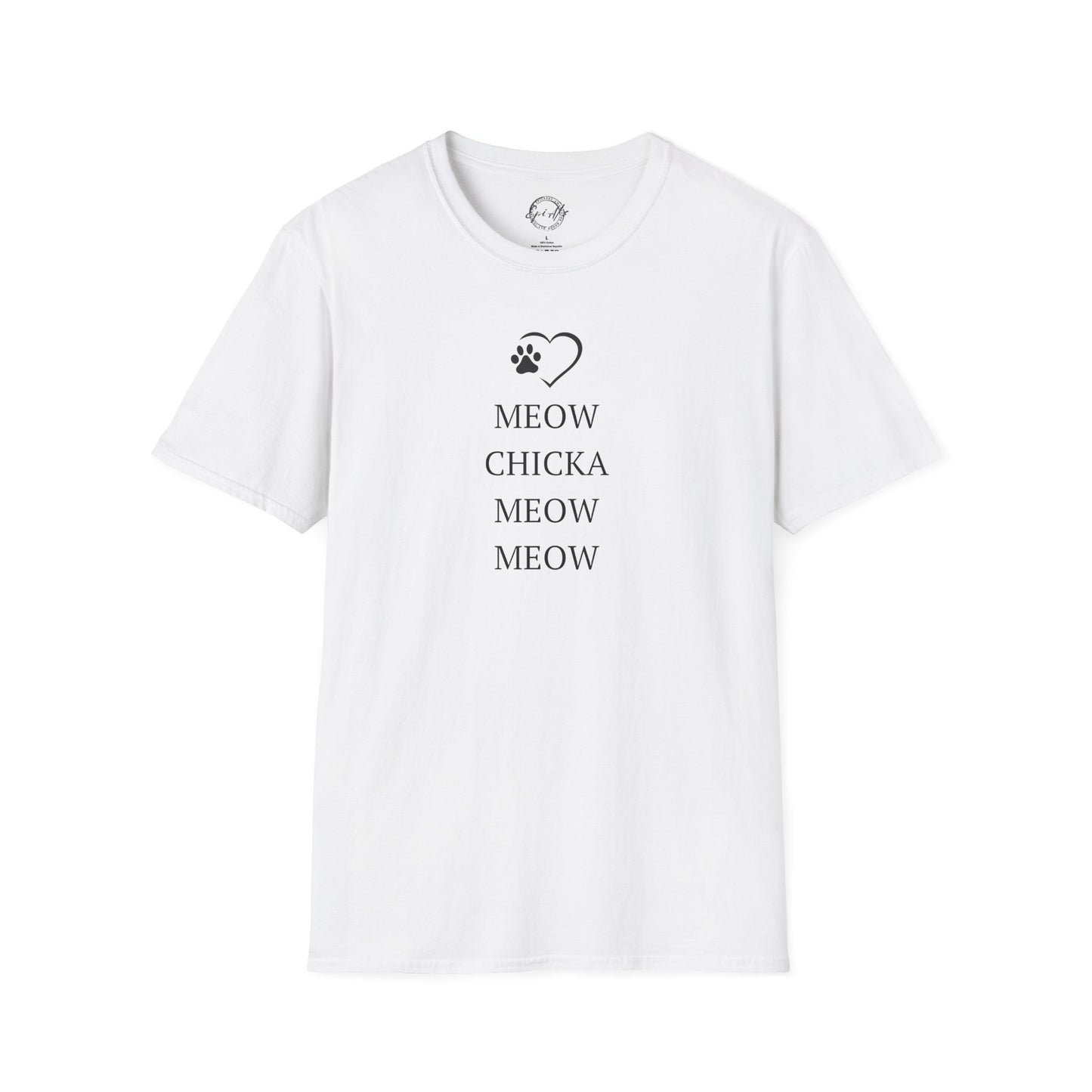 Meow Chicka Meow Meow Unisex Softstyle T - Shirt - T - Shirt - Epileptic Al’s Shop