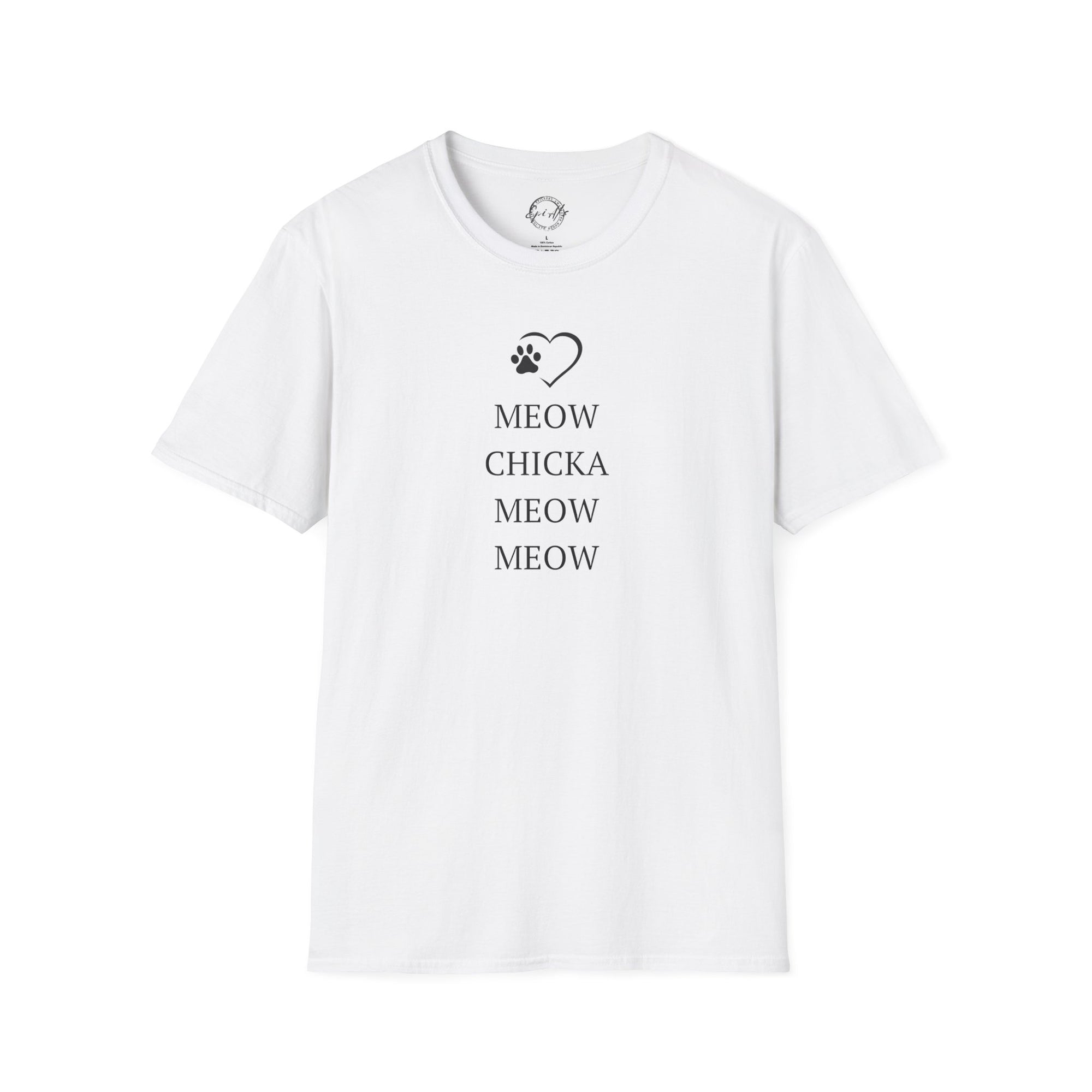 Meow Chicka Meow Meow Unisex Softstyle T - Shirt - T - Shirt - Epileptic Al’s Shop