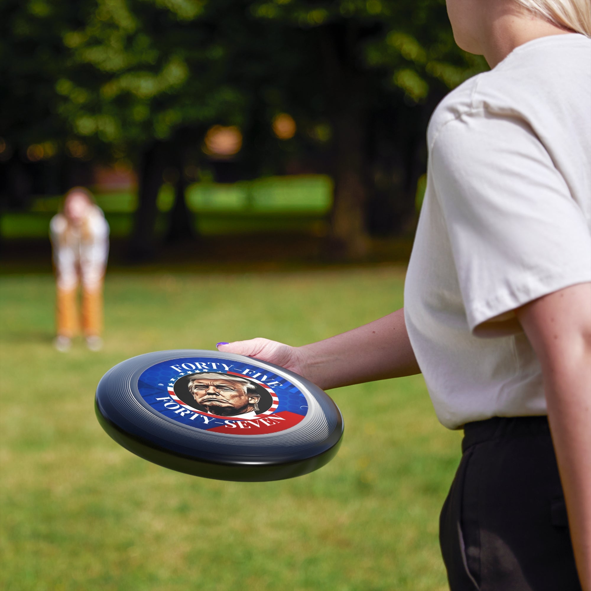 Trump 45 47 Frisbee - Fun Outdoor Game