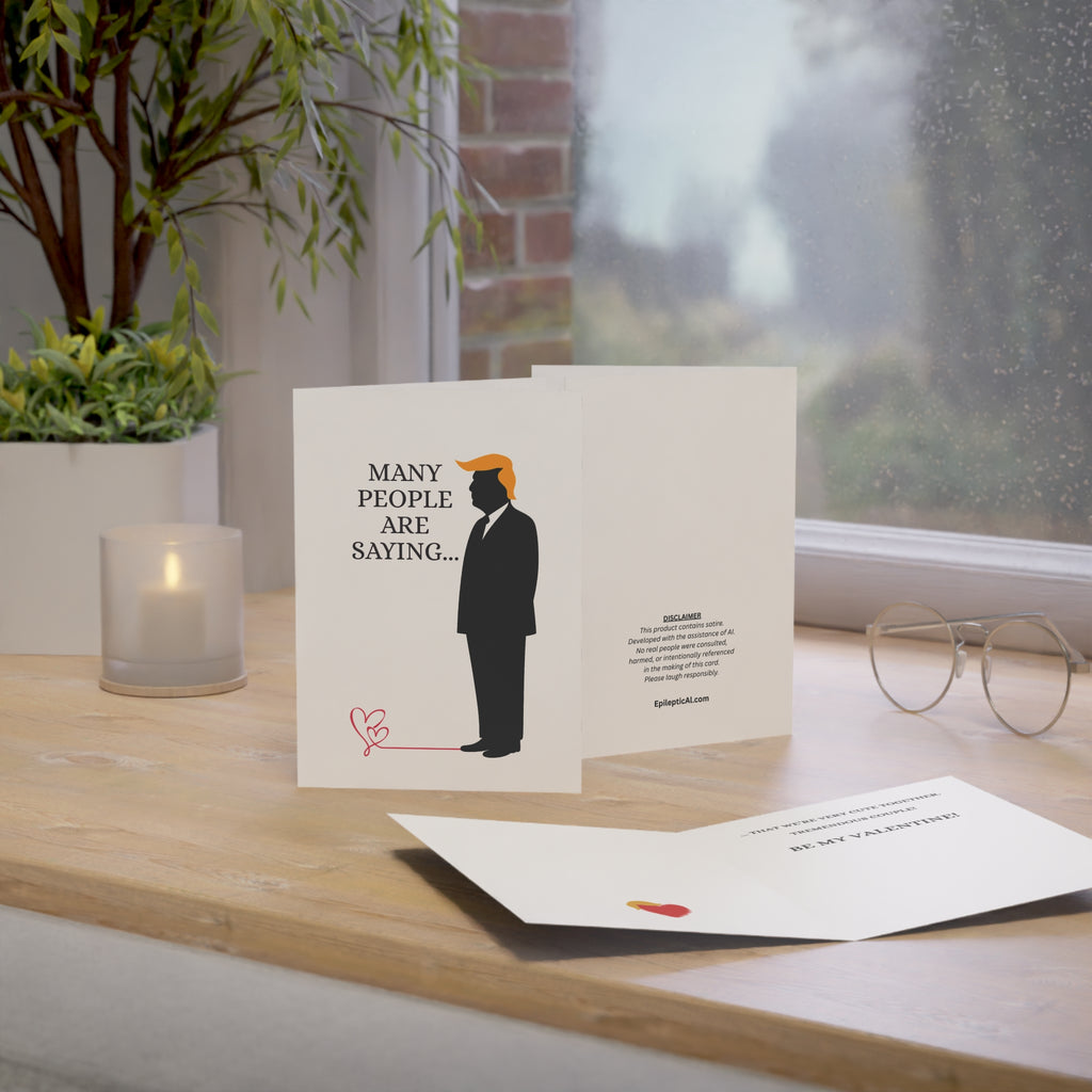 Many People Are Saying… Political Parody Valentine’s Greeting Card
