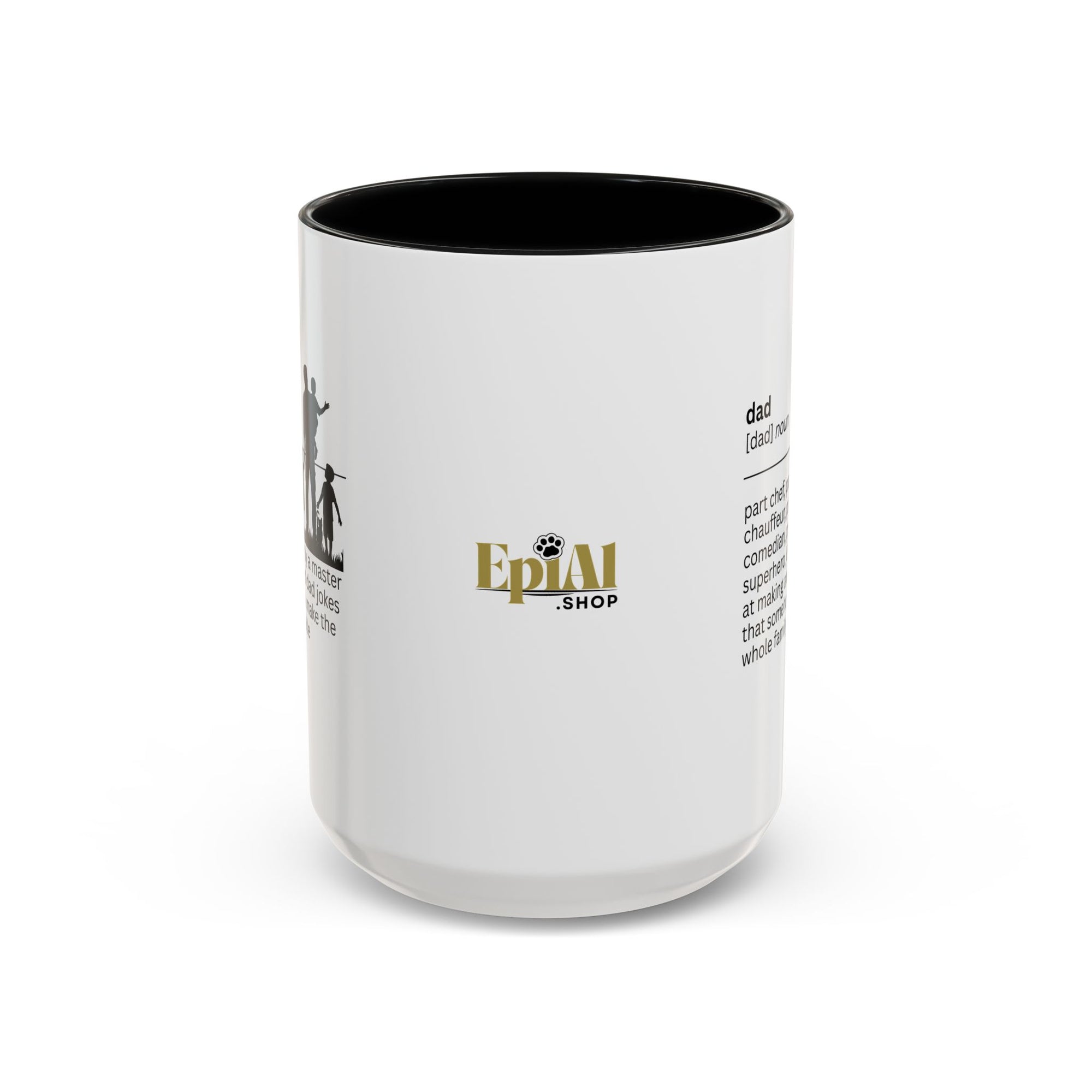 Dad Jokes Accent Coffee Mug - Perfect Gift for Dads