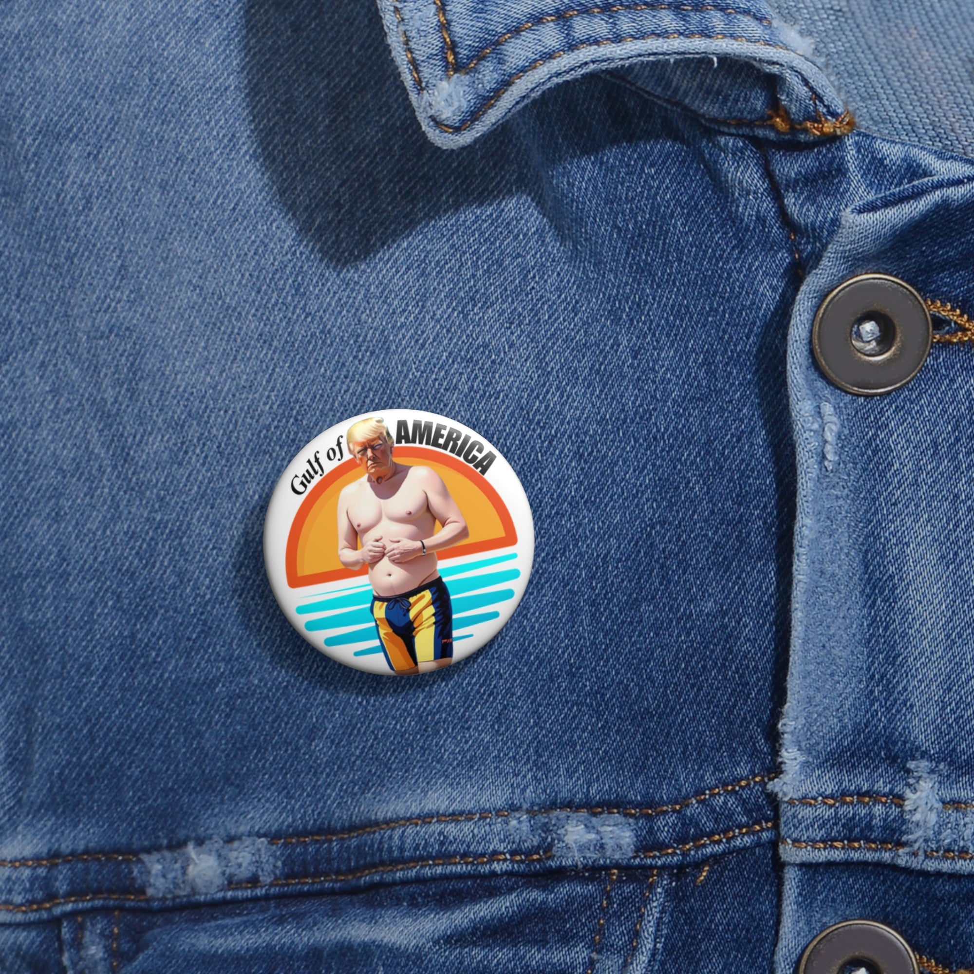 Pin Buttons | Fun Summer Vibes | American Gulf Design