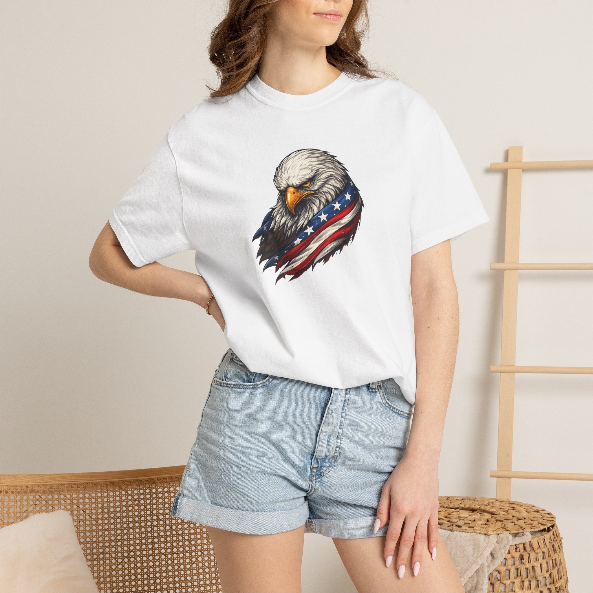 Eagle of Quiet Resolve Heavyweight T-Shirt