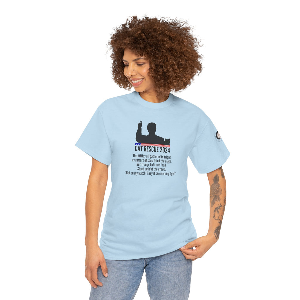 Cat Rescue 2024 Unisex Heavy Cotton Tee